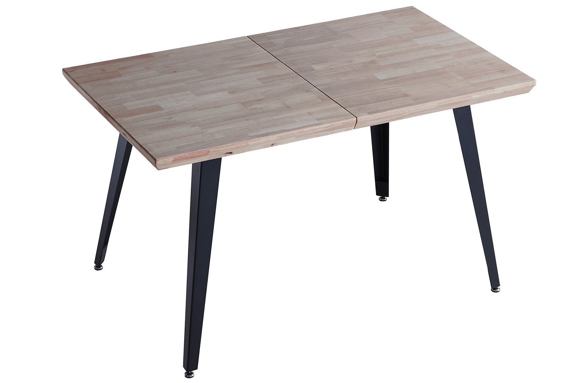 Mesa de comedor extensible Orsey roble oscuro 140(180-220)x80x76cm