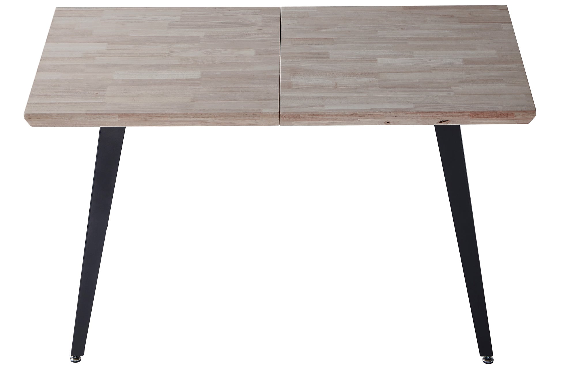 Mesa de comedor extensible Orsey roble oscuro 140(180-220)x80x76cm