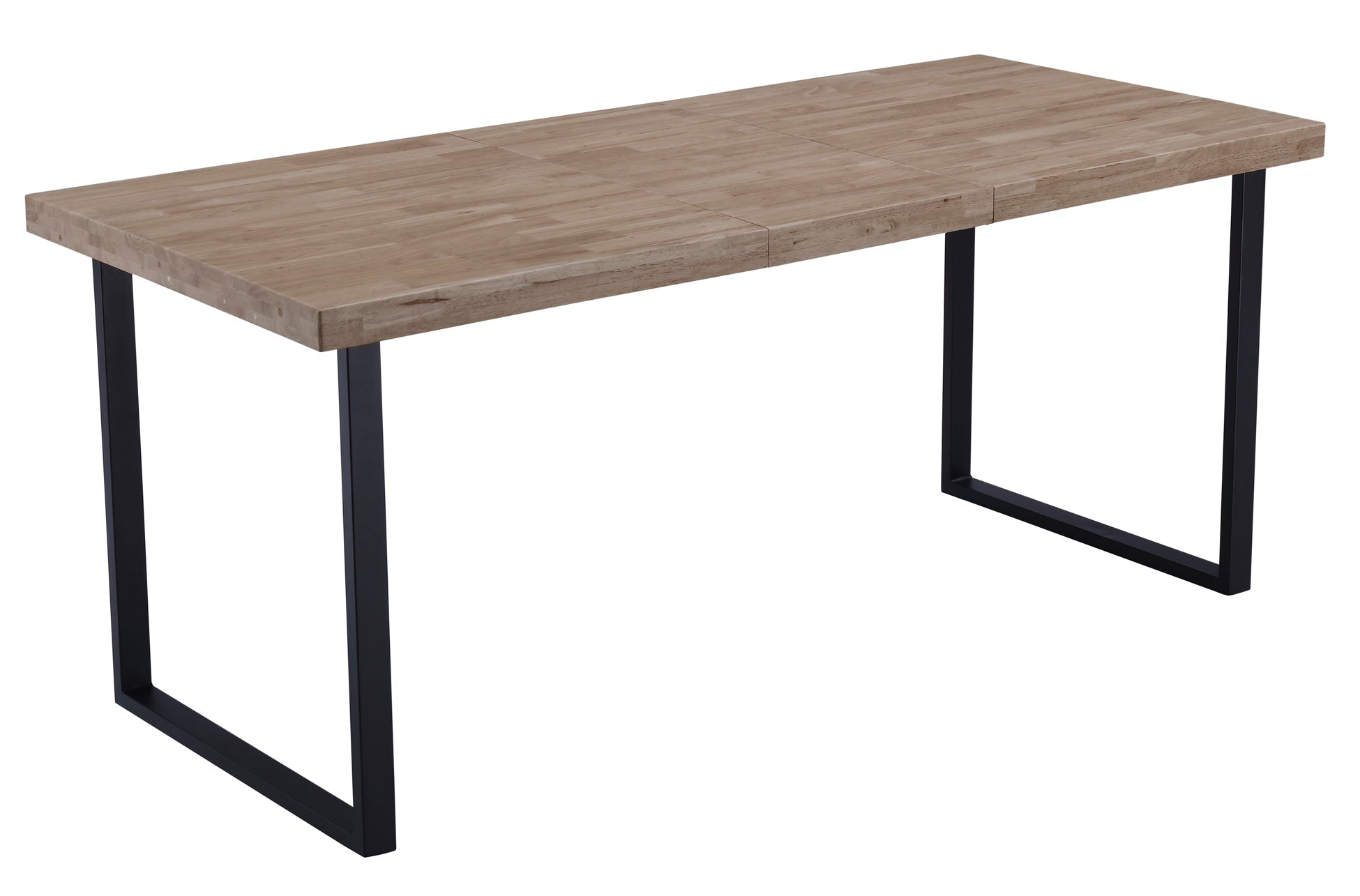 Mesa de comedor extensible Kat roble oscuro 140(180)x80x76cm