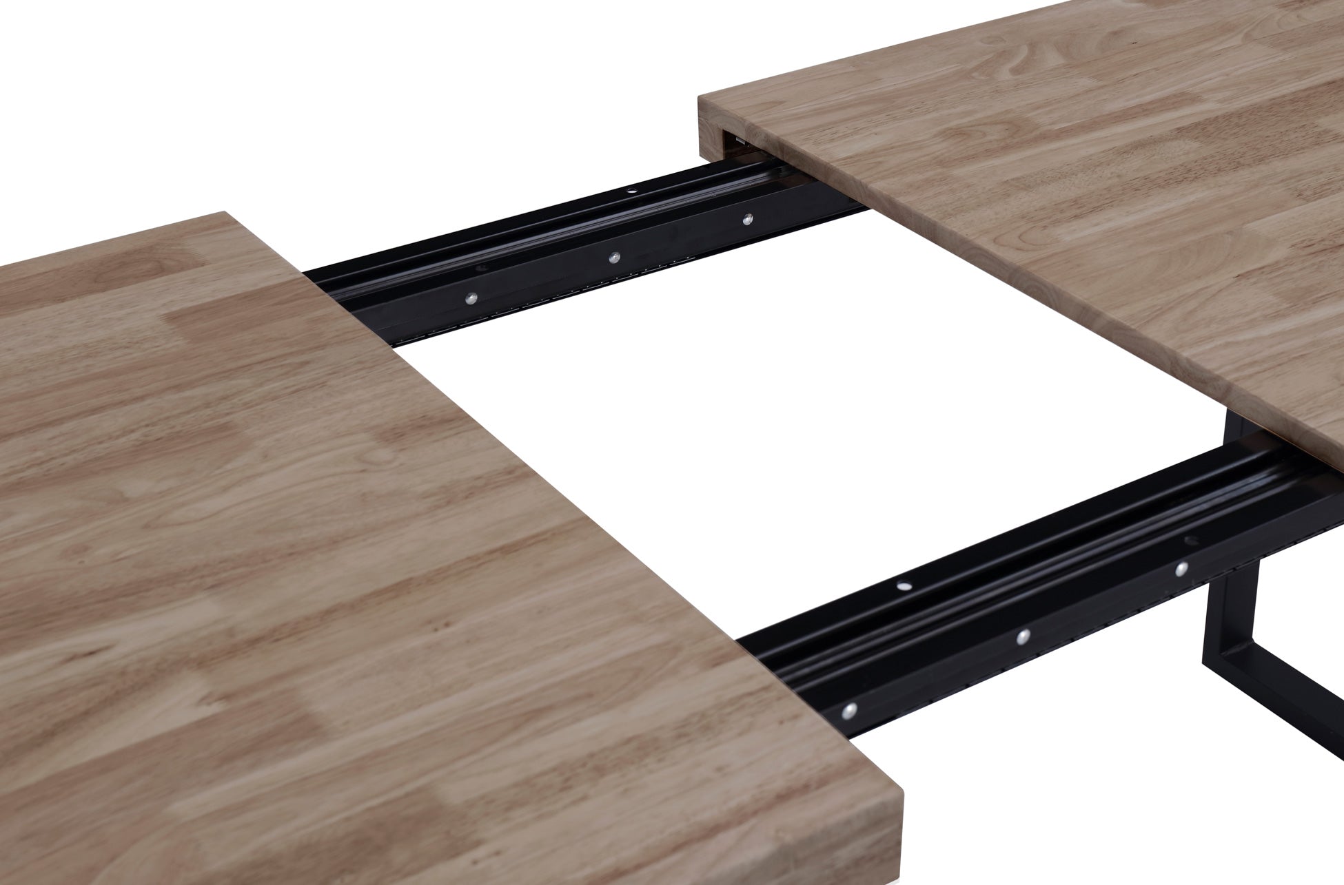 Mesa de comedor extensible Kat roble oscuro 140(180)x80x76cm