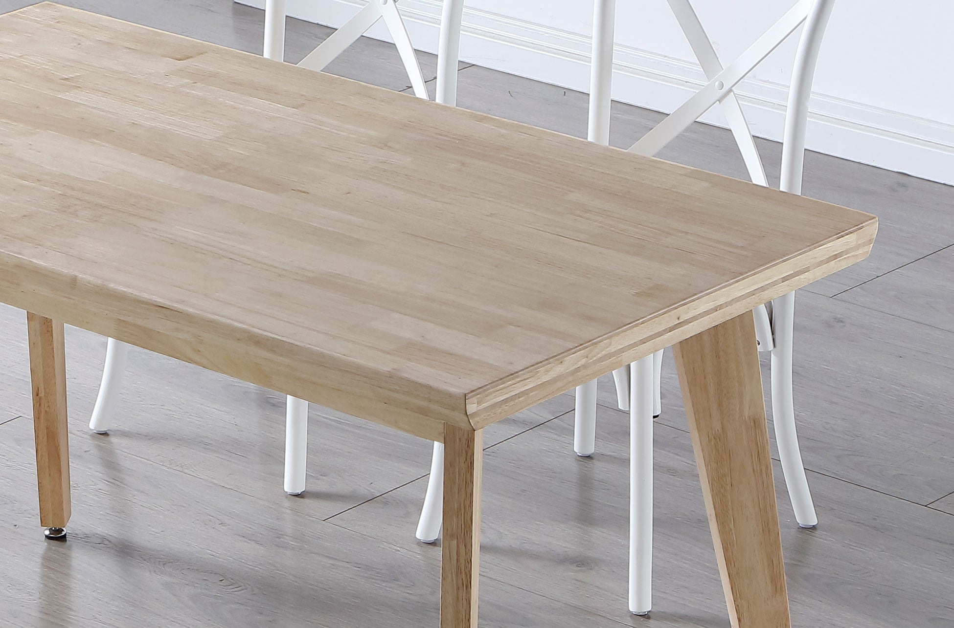 Mesa de comedor Serna roble claro 150x90x76cm