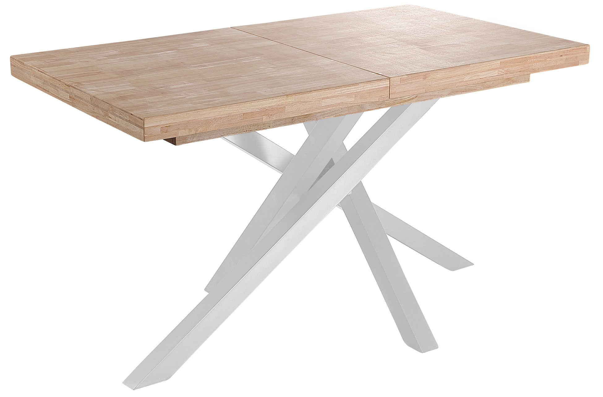 Mesa de comedor extensible Lima roble claro 140(180-220)x90x76cm