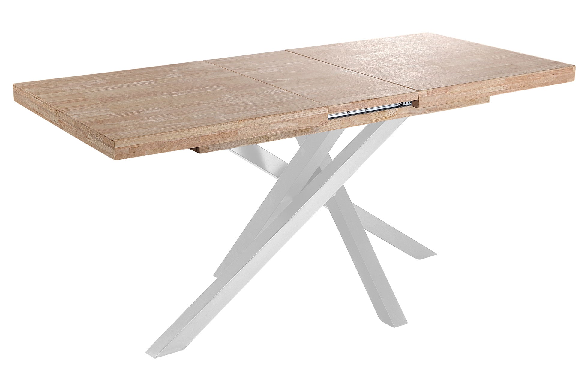 Mesa de comedor extensible Lima roble claro 140(180-220)x90x76cm