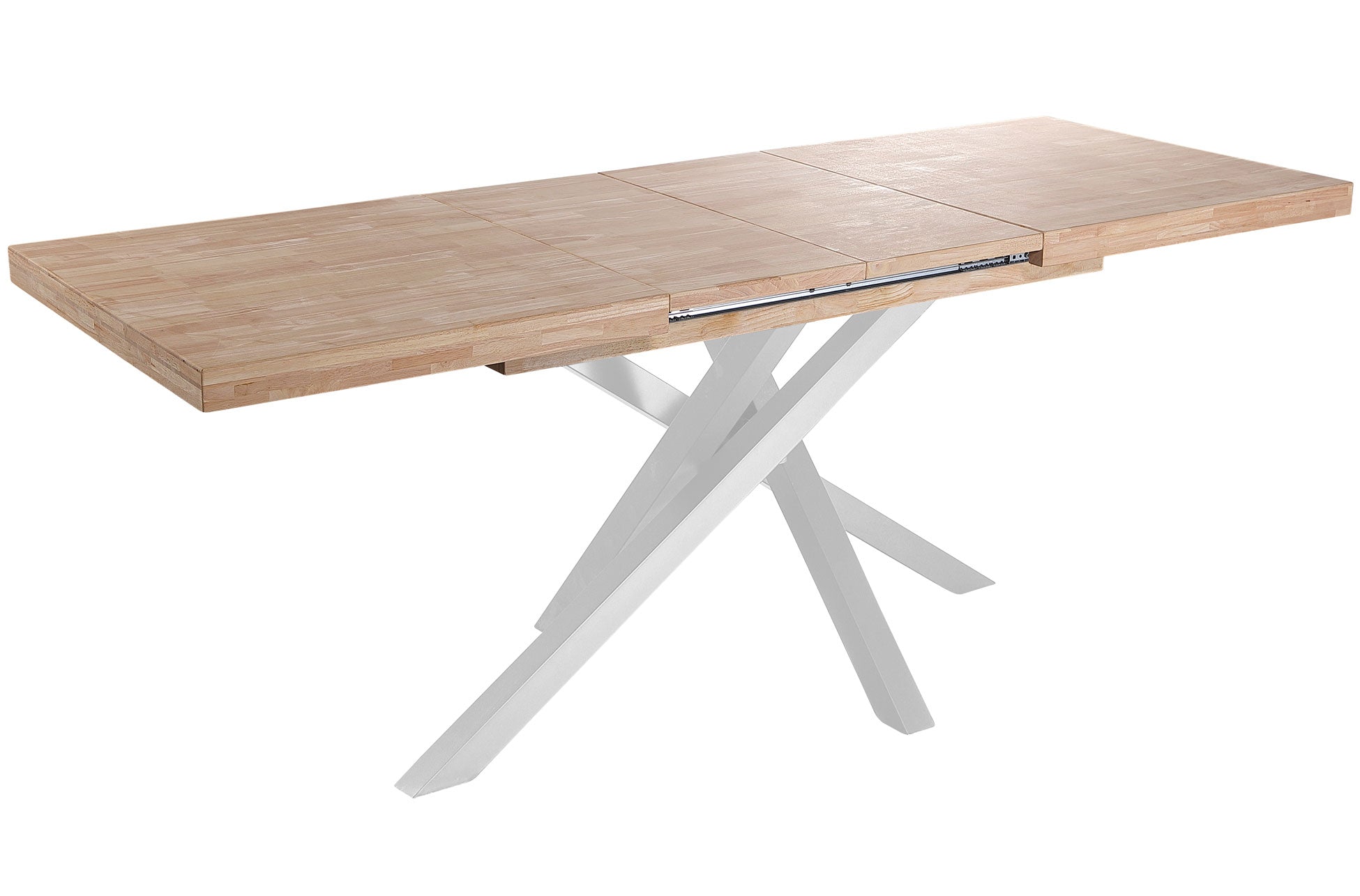 Mesa de comedor extensible Lima roble claro 140(180-220)x90x76cm