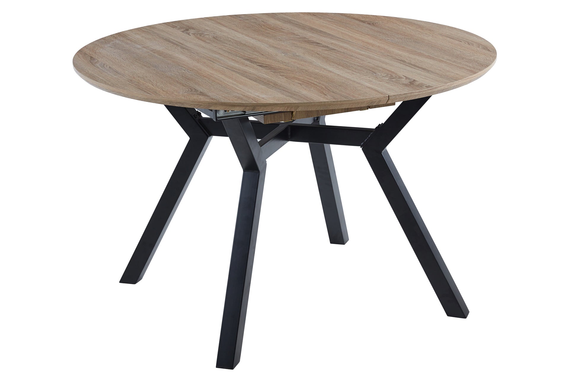 Mesa de comedor extensible Dumont roble claro 120(160)x120x75cm