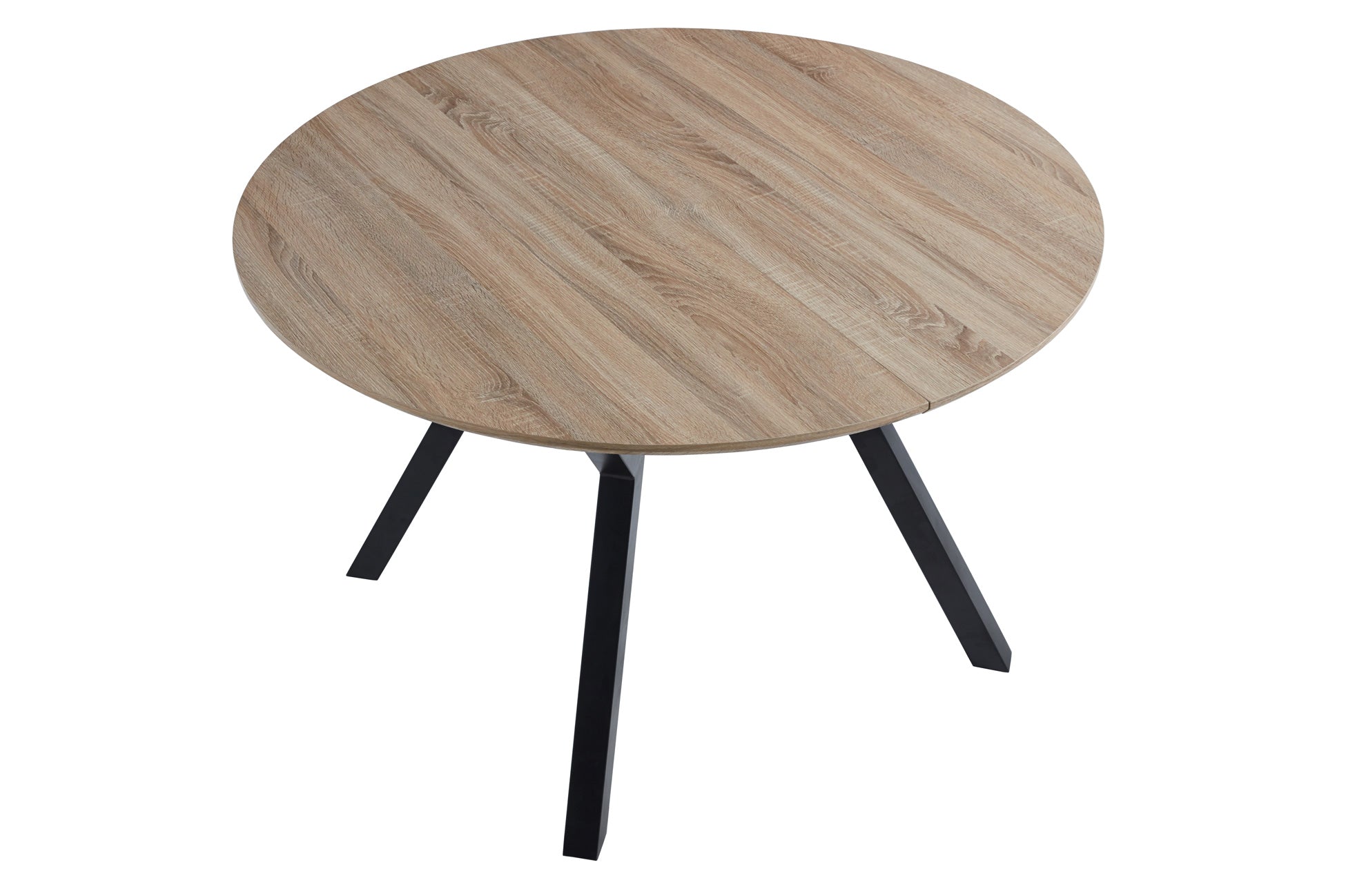 Mesa de comedor extensible Dumont roble claro 120(160)x120x75cm