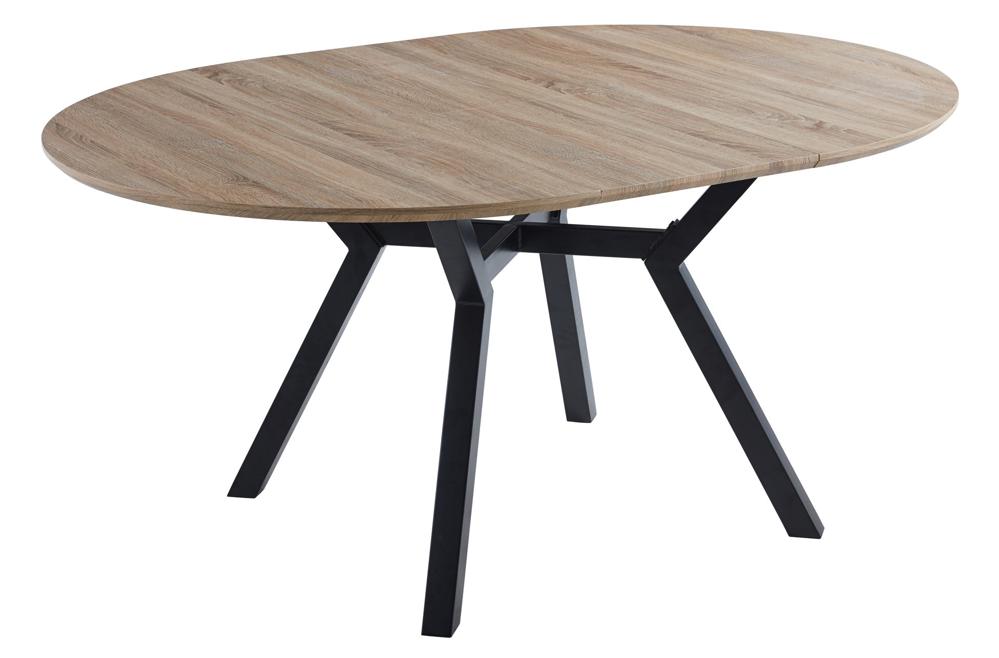 Mesa de comedor extensible Dumont roble claro 120(160)x120x75cm