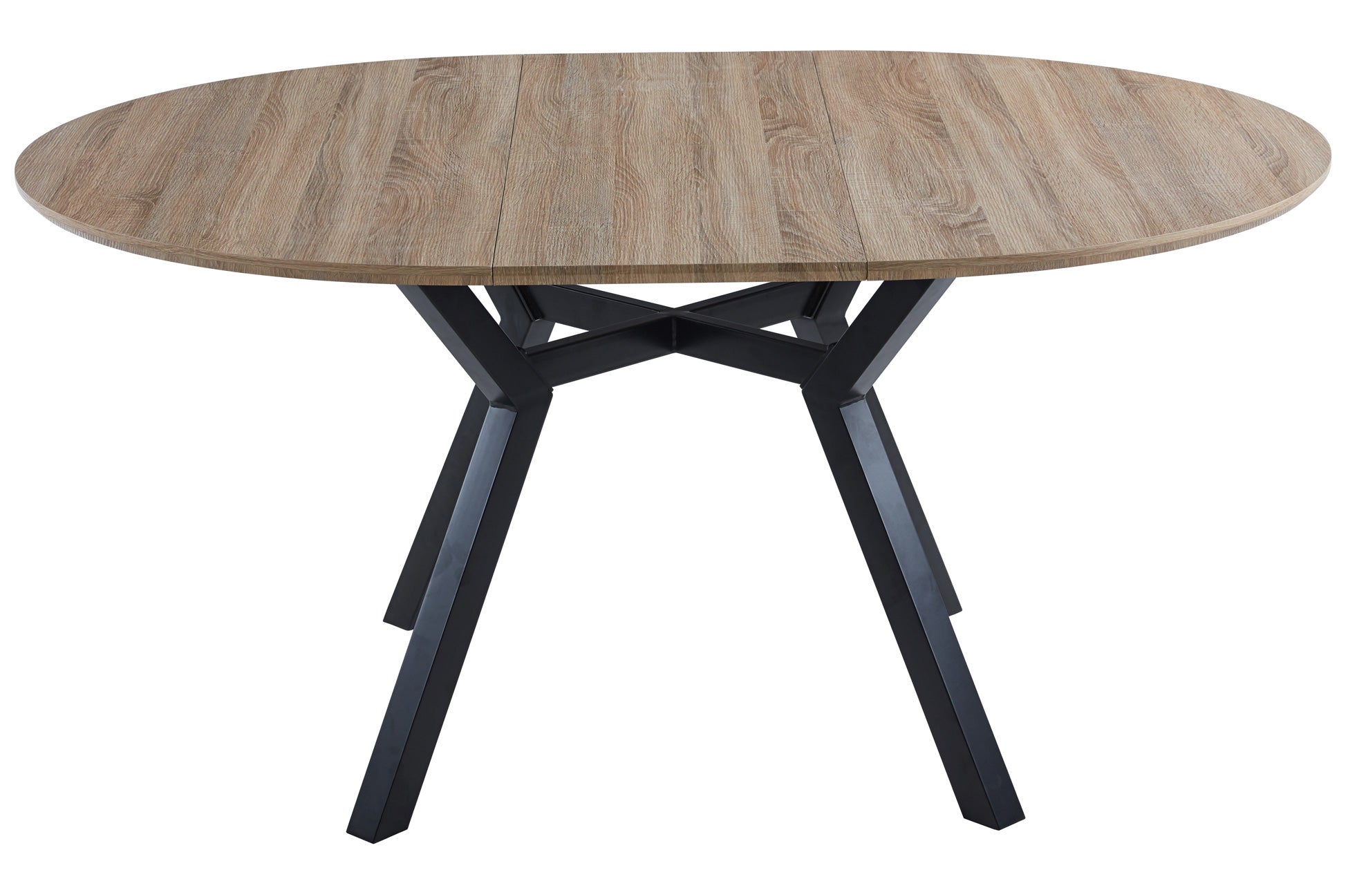 Mesa de comedor extensible Dumont roble claro 120(160)x120x75cm