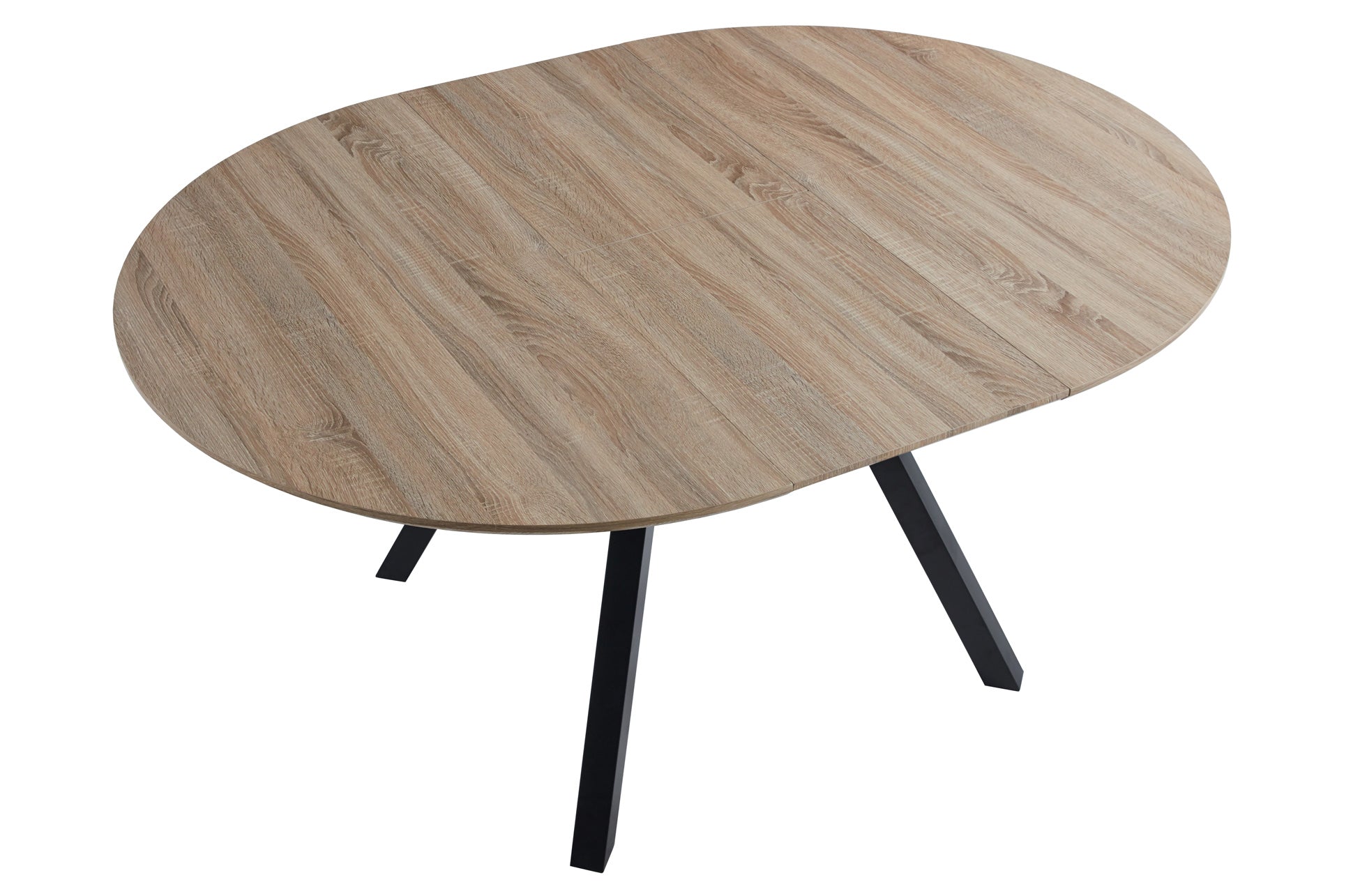 Mesa de comedor extensible Dumont roble claro 120(160)x120x75cm