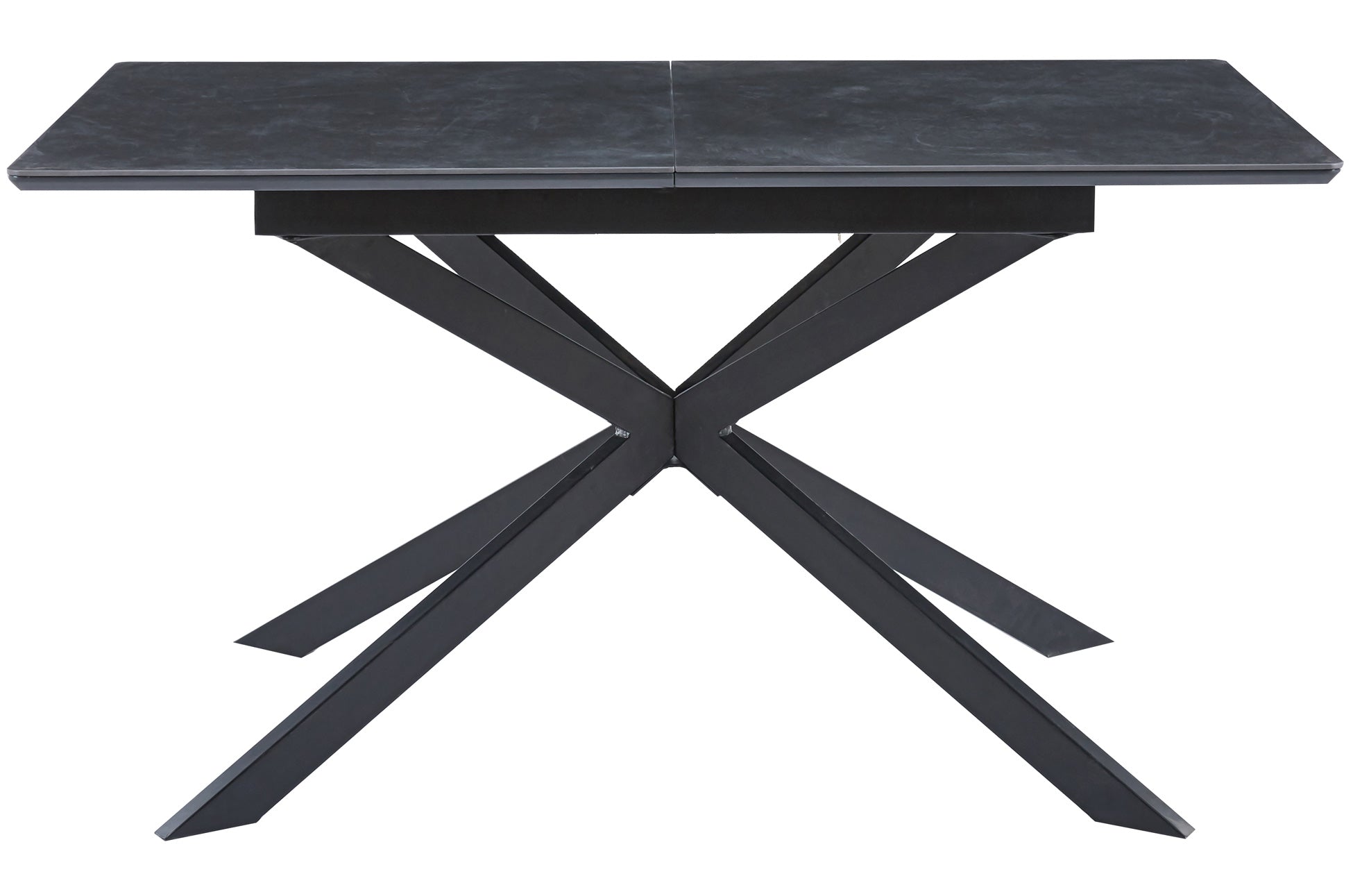 Mesa de comedor extensible Kuna negra 140(180)x80x75cm