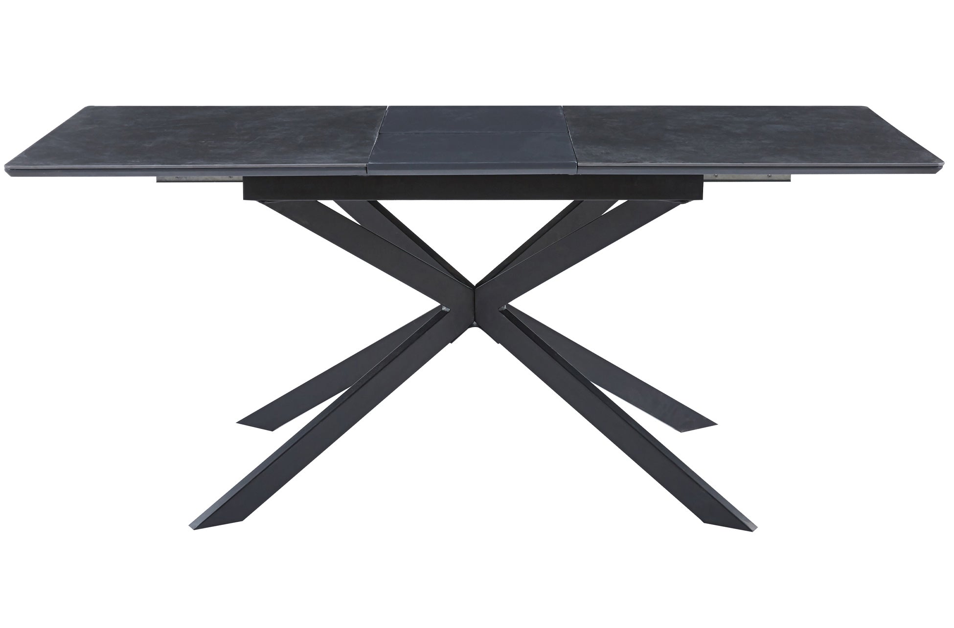 Mesa de comedor extensible Kuna negra 140(180)x80x75cm