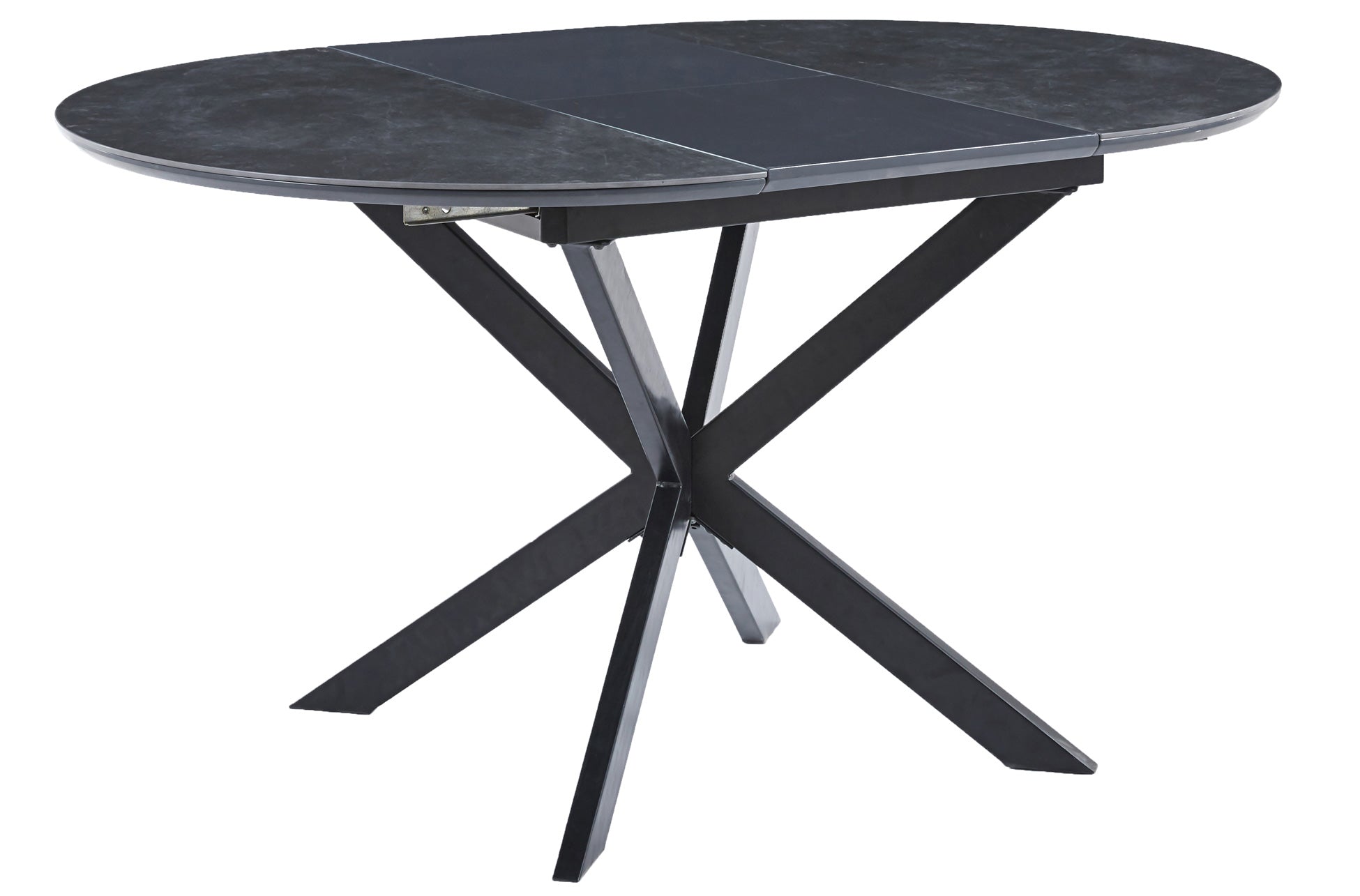 Mesa de comedor extensible Pale negro 100(140)x100x75cm