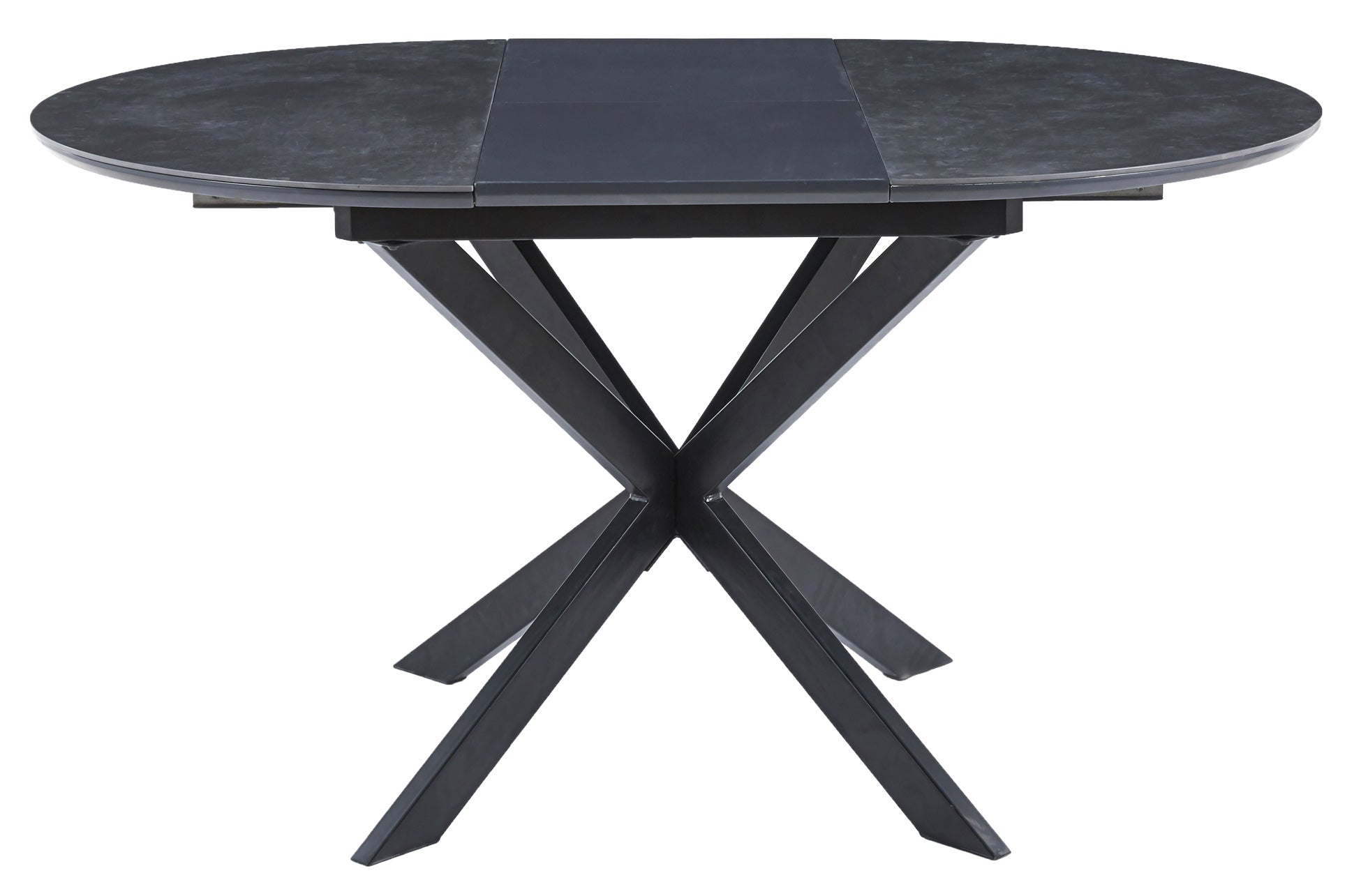 Mesa de comedor extensible Pale negro 100(140)x100x75cm