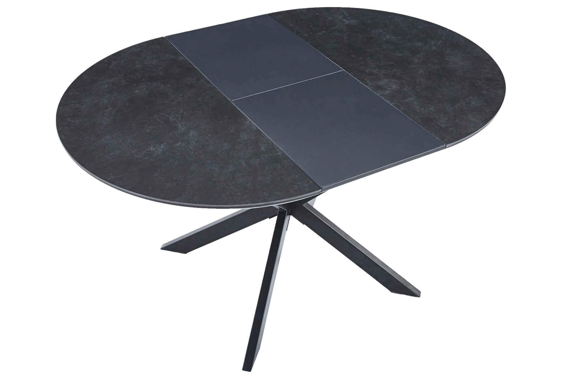 Mesa de comedor extensible Pale negro 100(140)x100x75cm