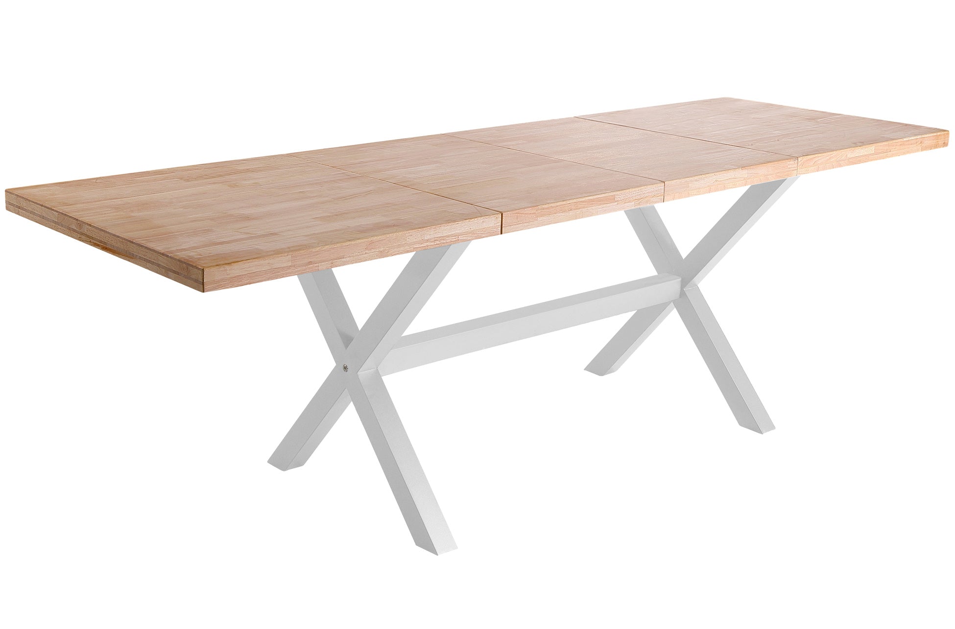 Mesa de comedor extensible Seri roble claro 140(180-220)x90x76cm