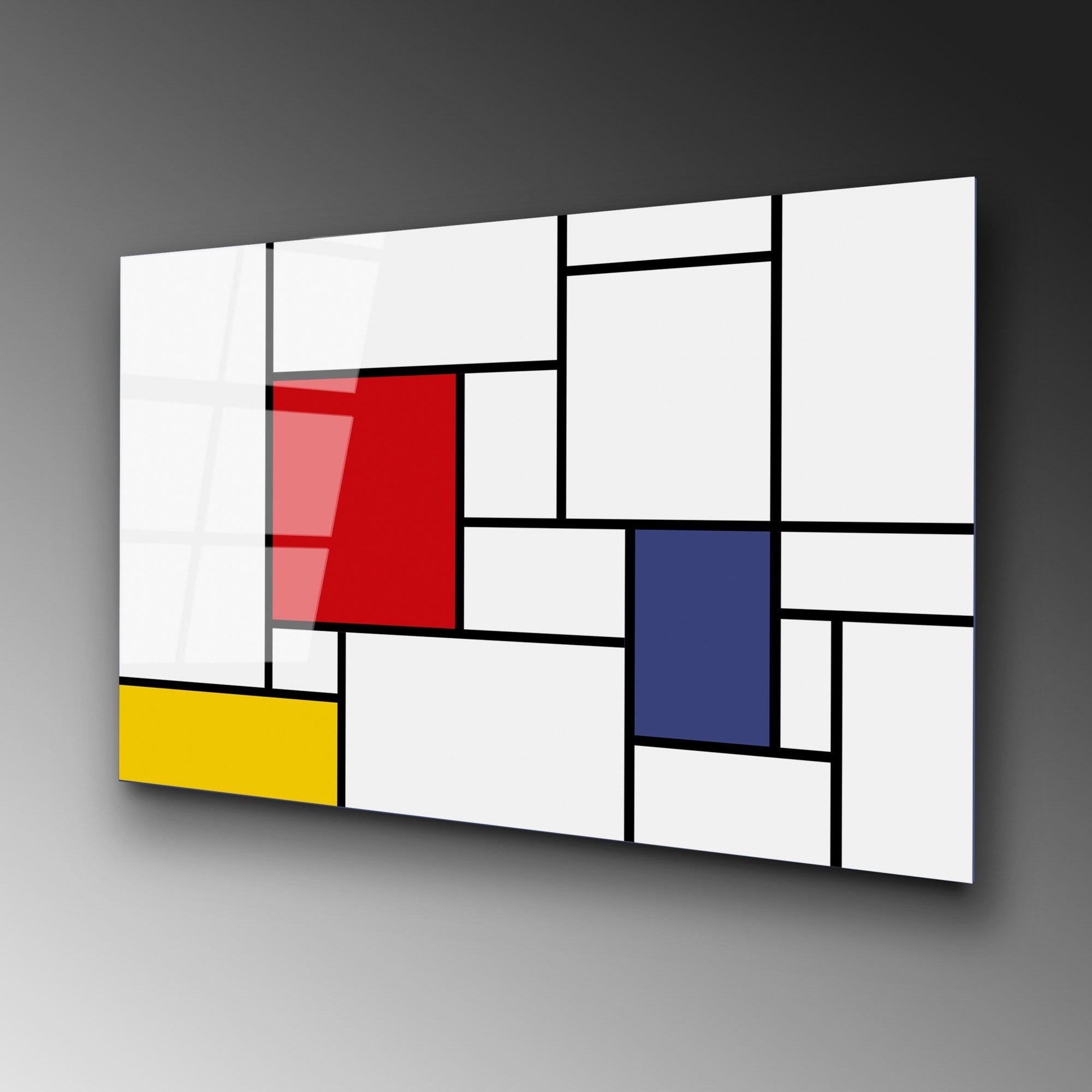 Cuadro cristal templado Squares 100x70cm