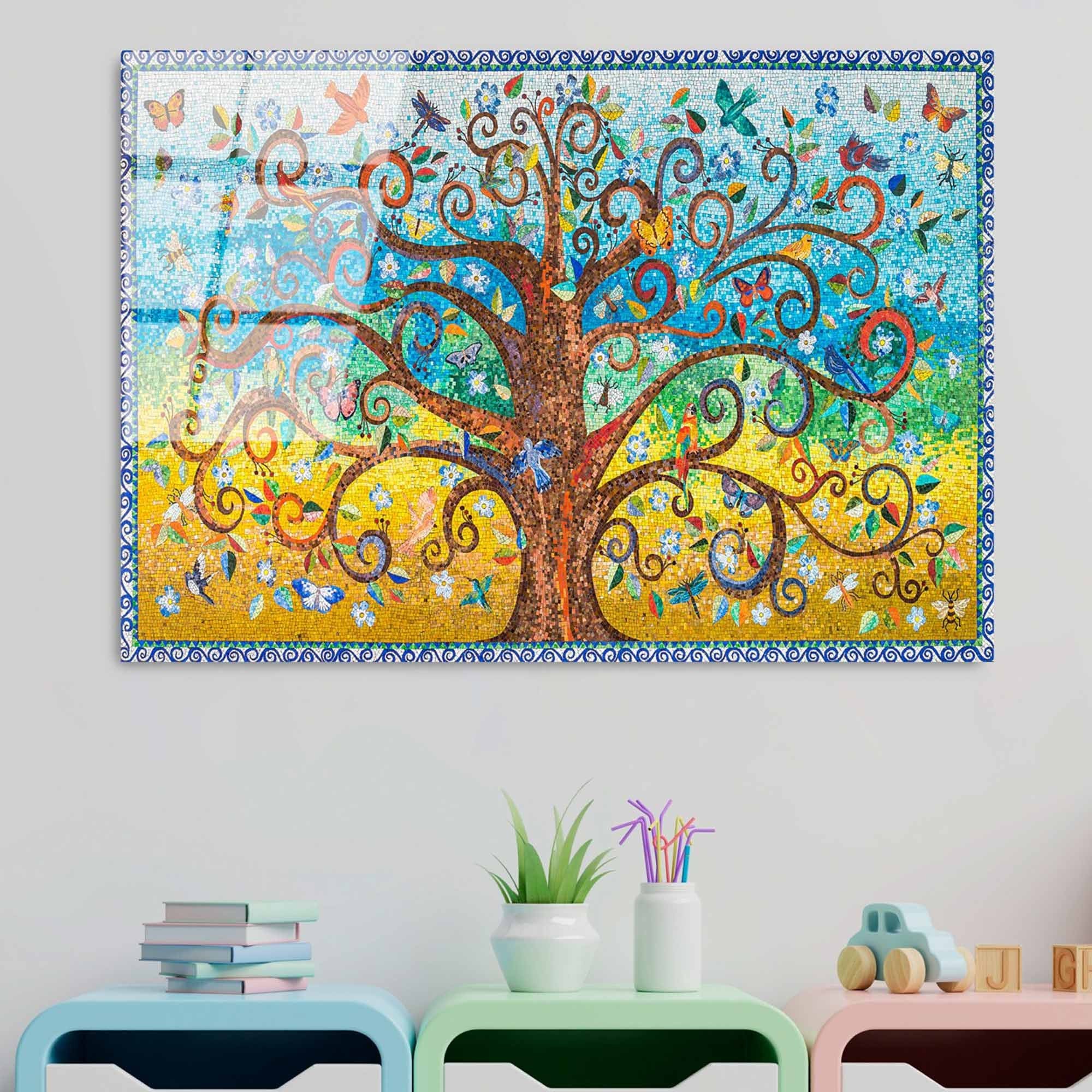 Cuadro cristal templado Bohemian 100x70cm