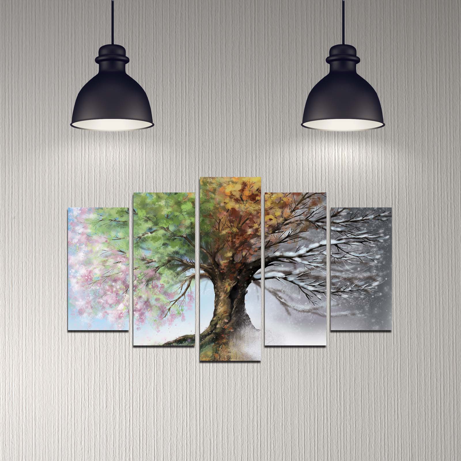 Set de cuadros Colour Tree 110x60cm