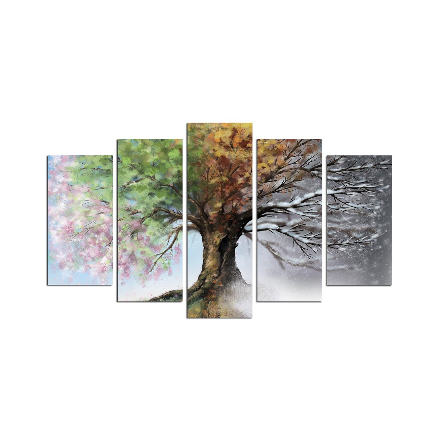 Set de cuadros Colour Tree 110x60cm