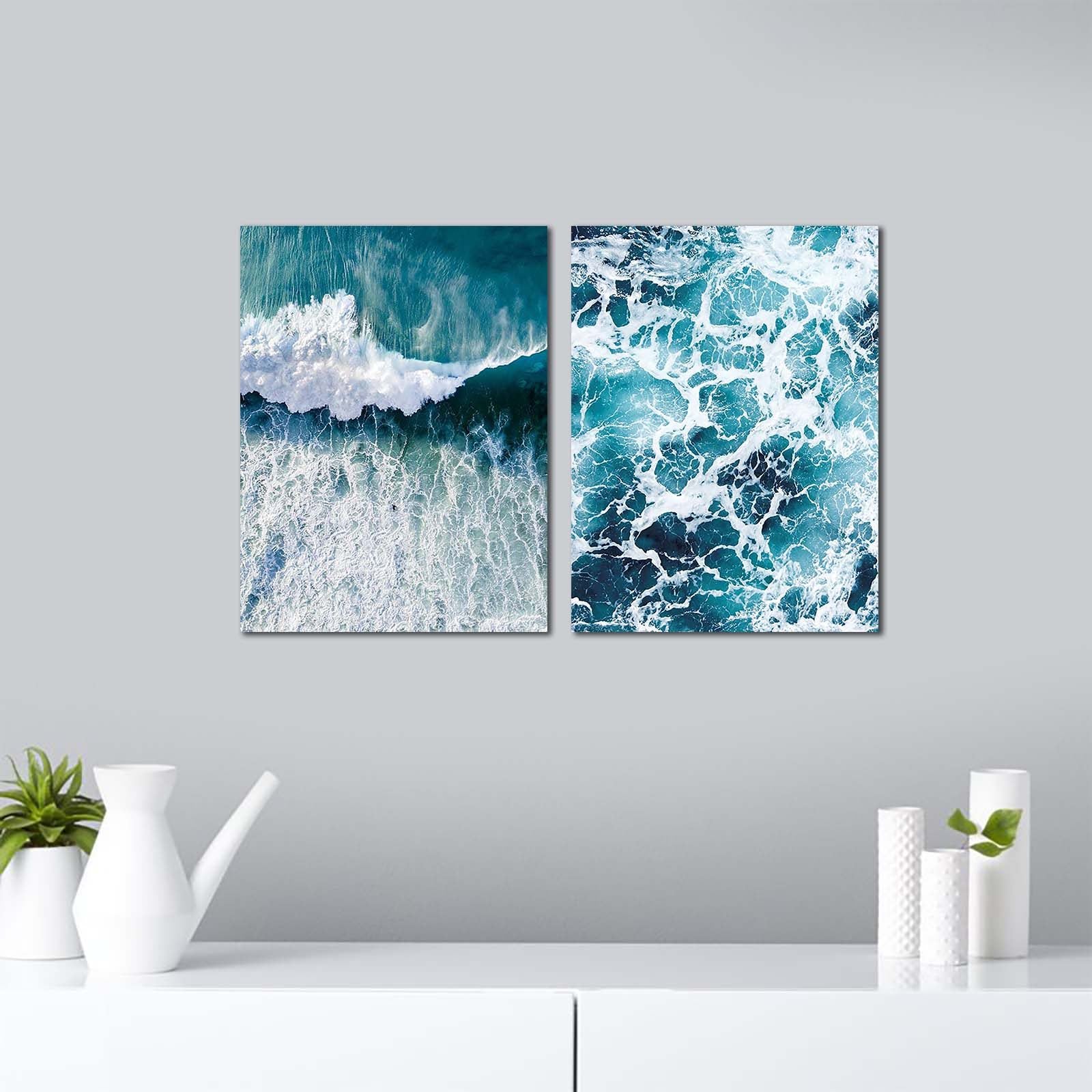 Set de cuadros Sea Waves 30x40cm