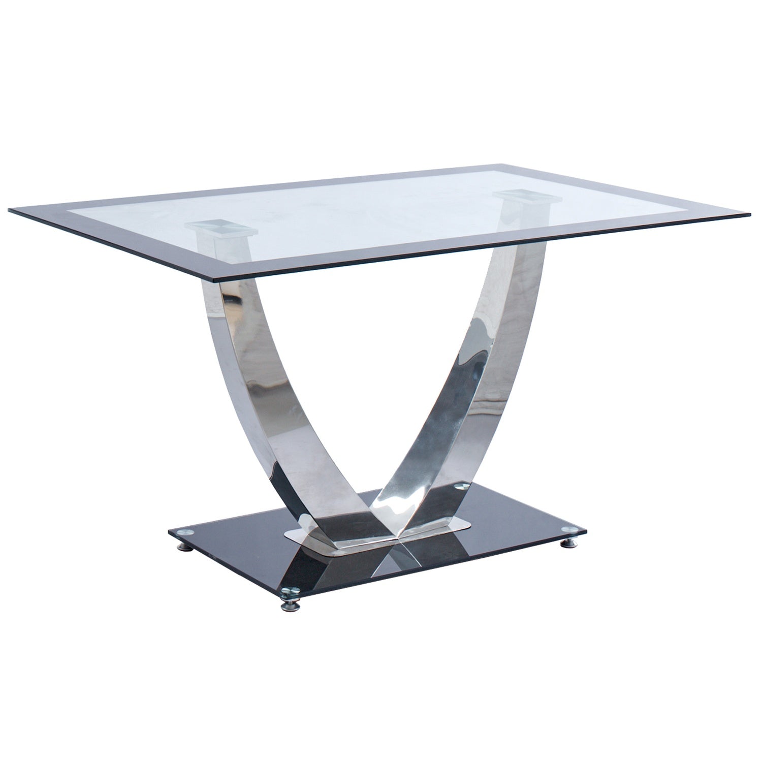 Mesa de comedor Cire negra 140x90x75cm