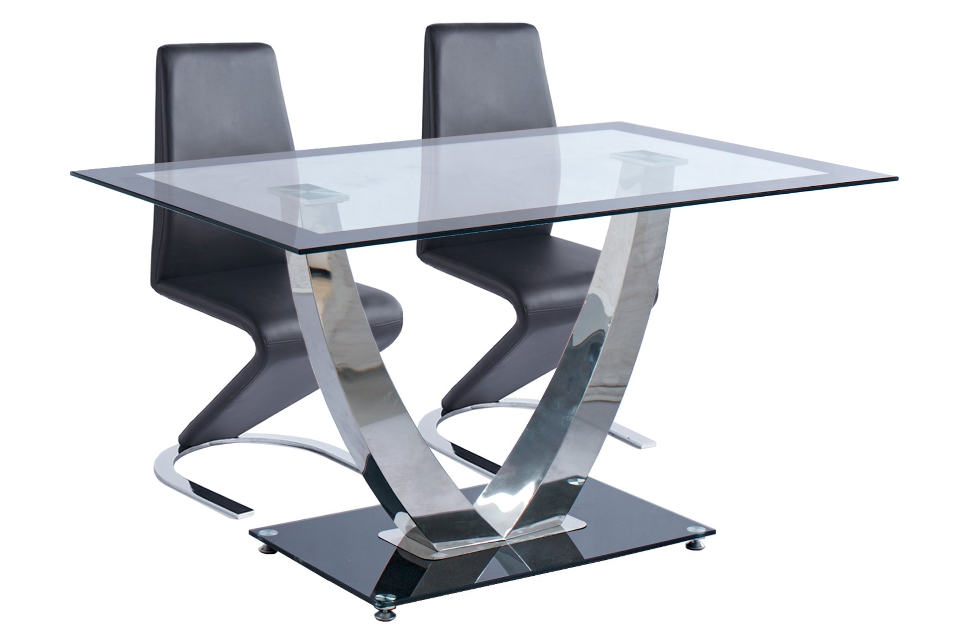 Mesa de comedor Cire negra 140x90x75cm