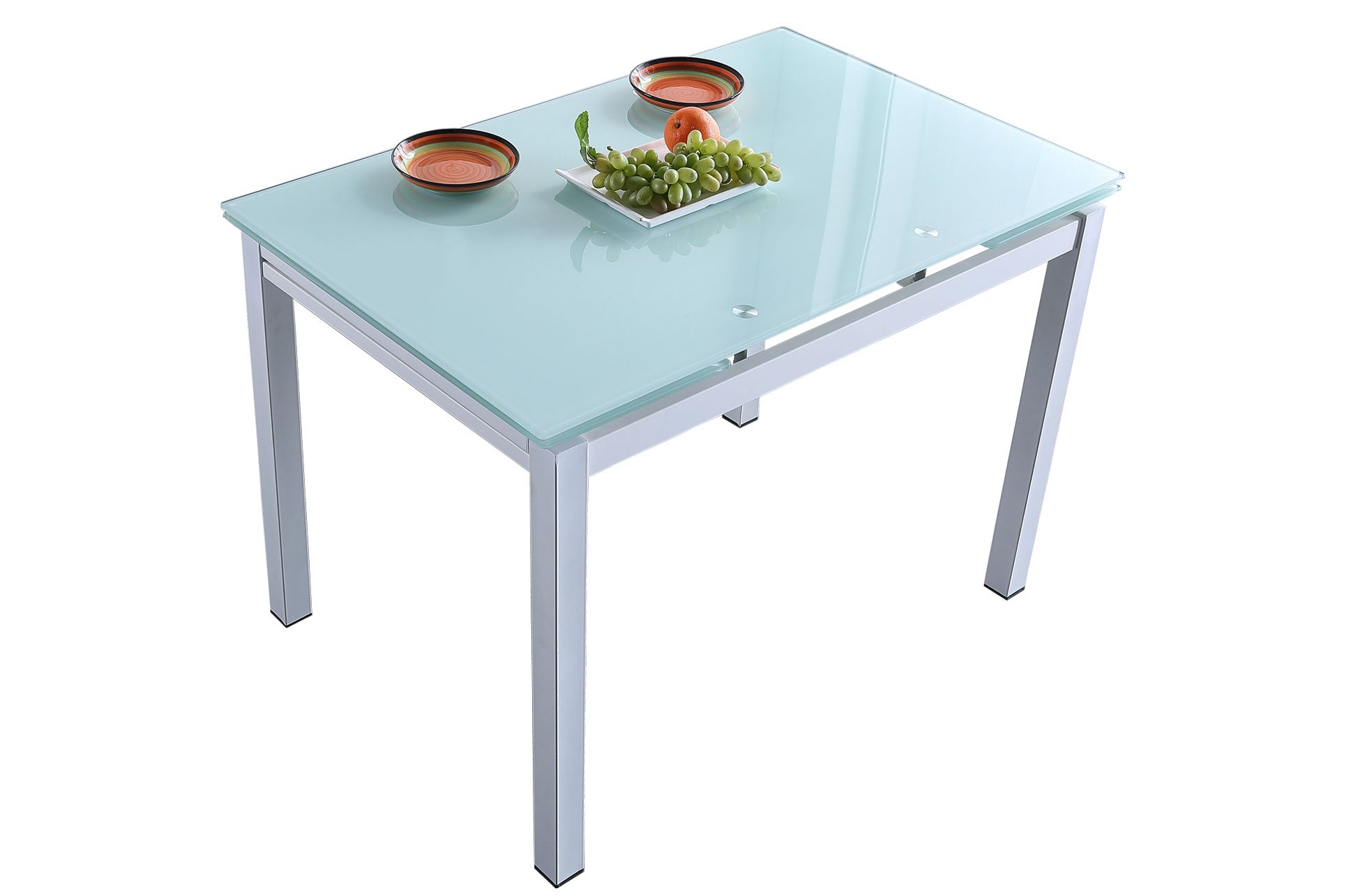 Mesa de comedor extensible Ives blanca 110(170)x70x75cm