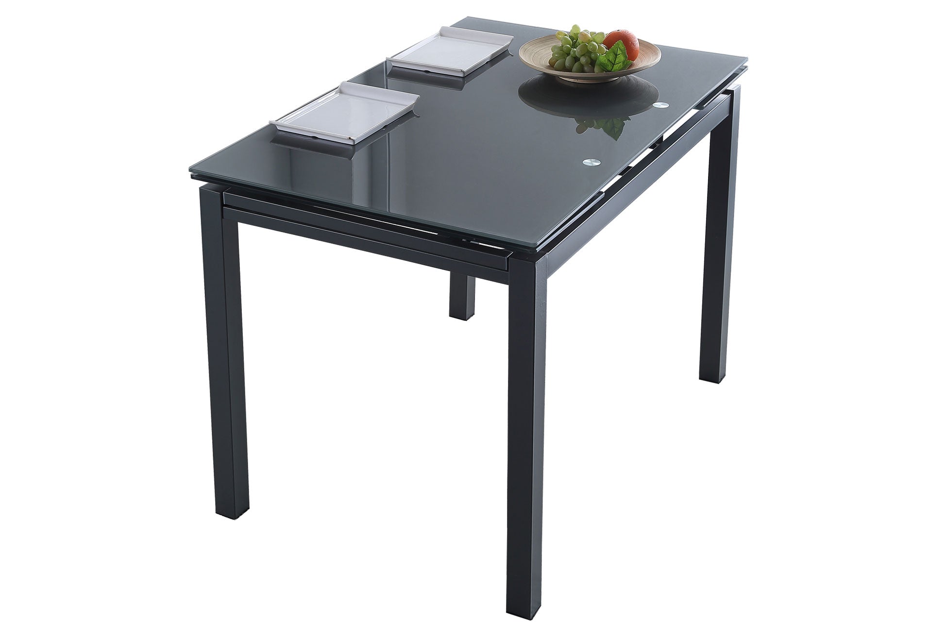 Mesa de comedor extensible Ives gris 110(170)x70x75cm