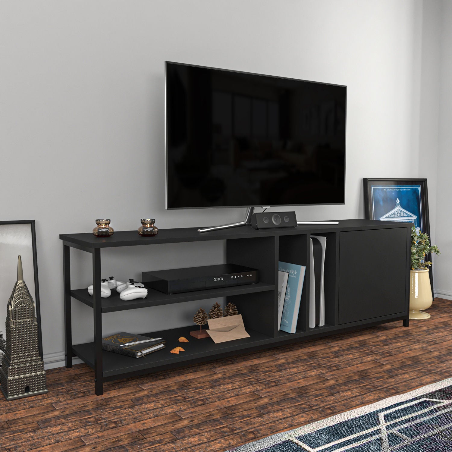 Mueble TV Curio 140x35x51cm