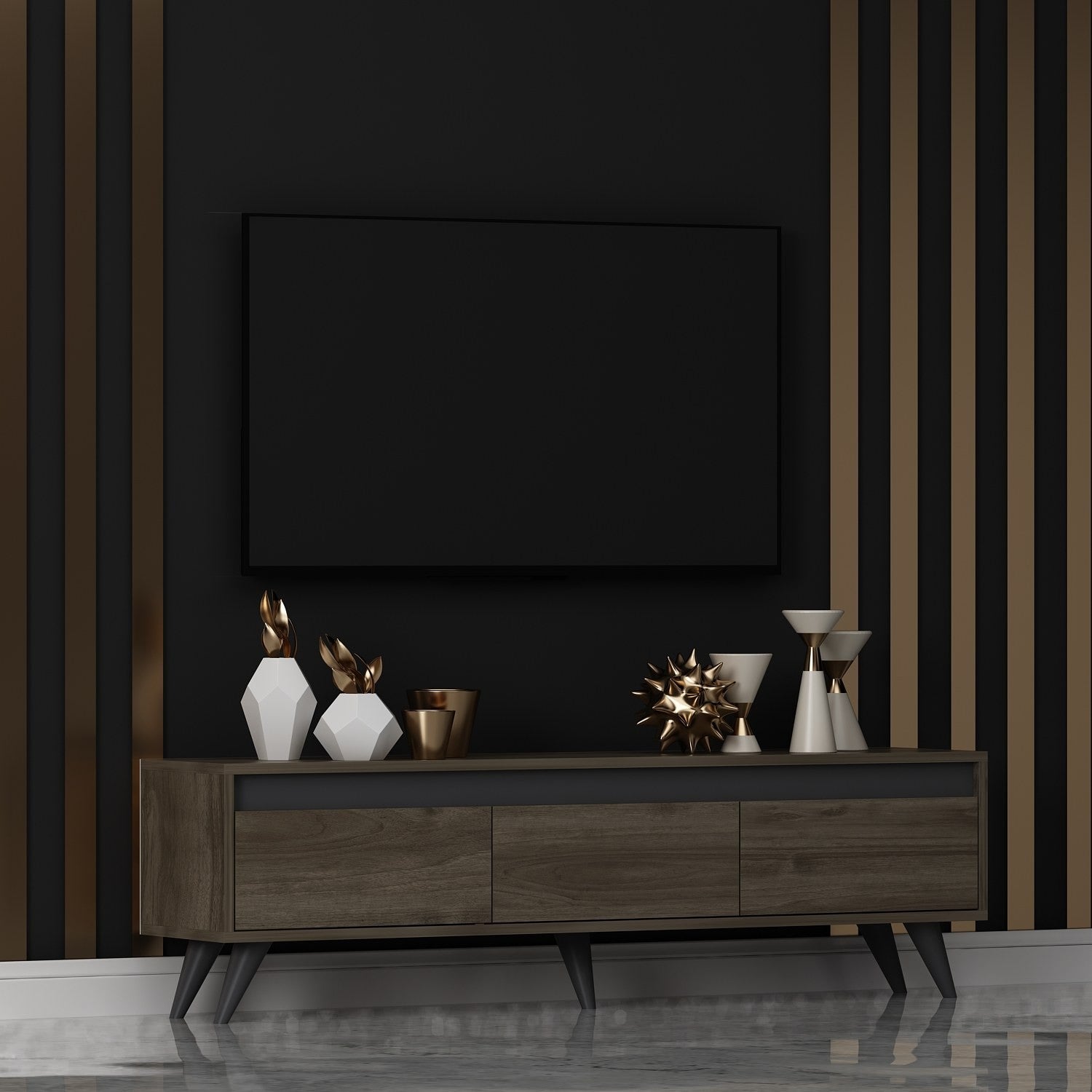 Mueble TV Orbigo 150x30x45cm