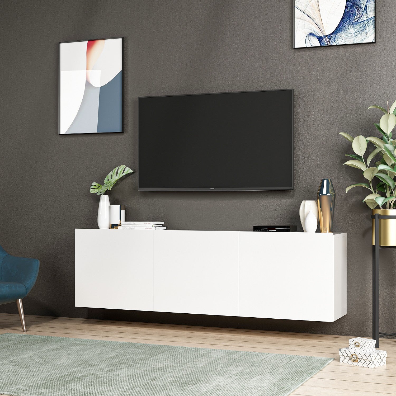 Mueble TV Messina 150x31x44cm