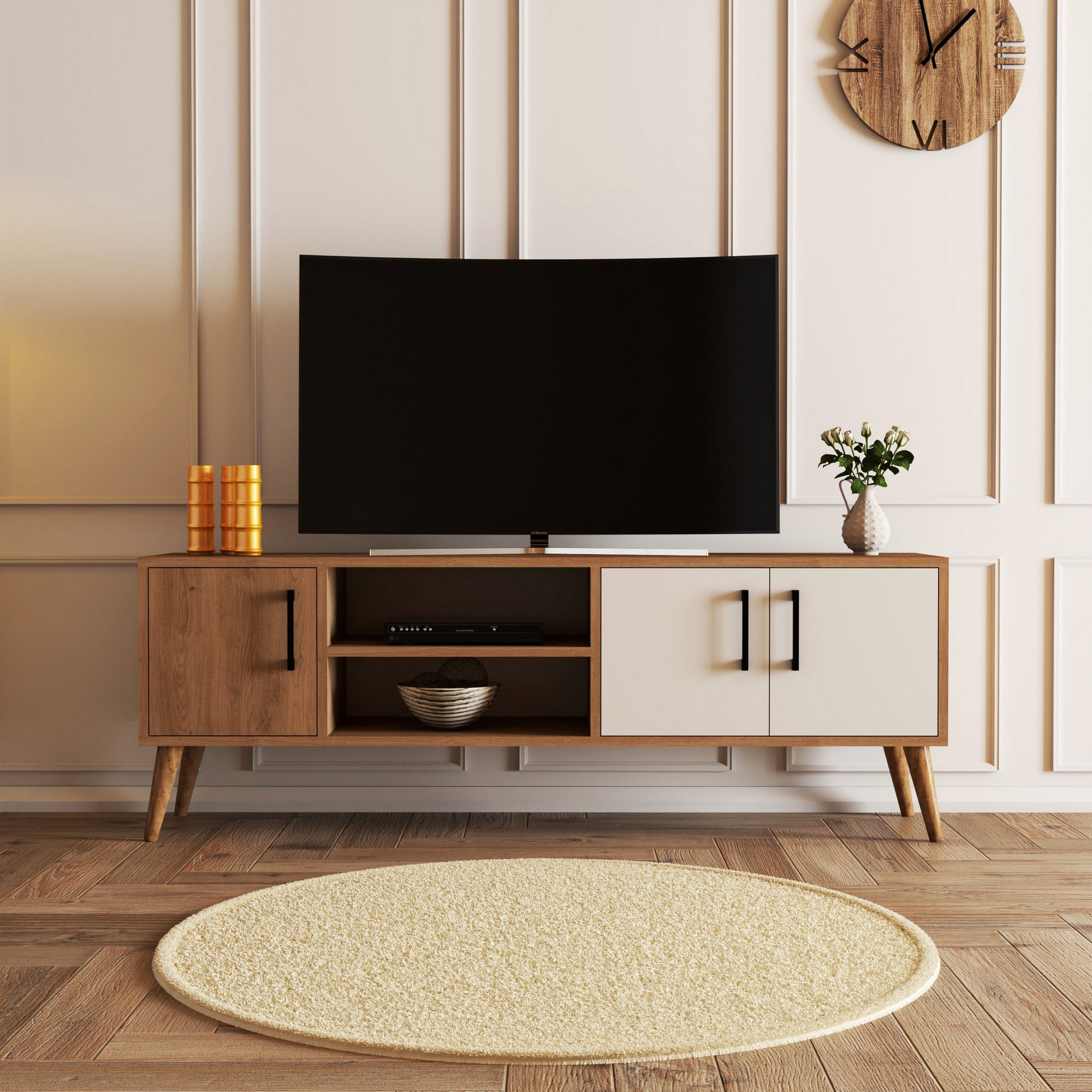 Mueble TV Inaya Blanco 150x35x53cm