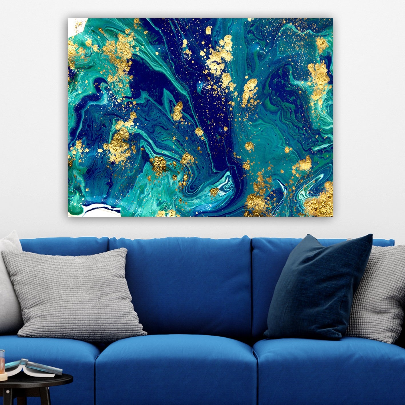 Lienzo Blue Gold 100x70cm