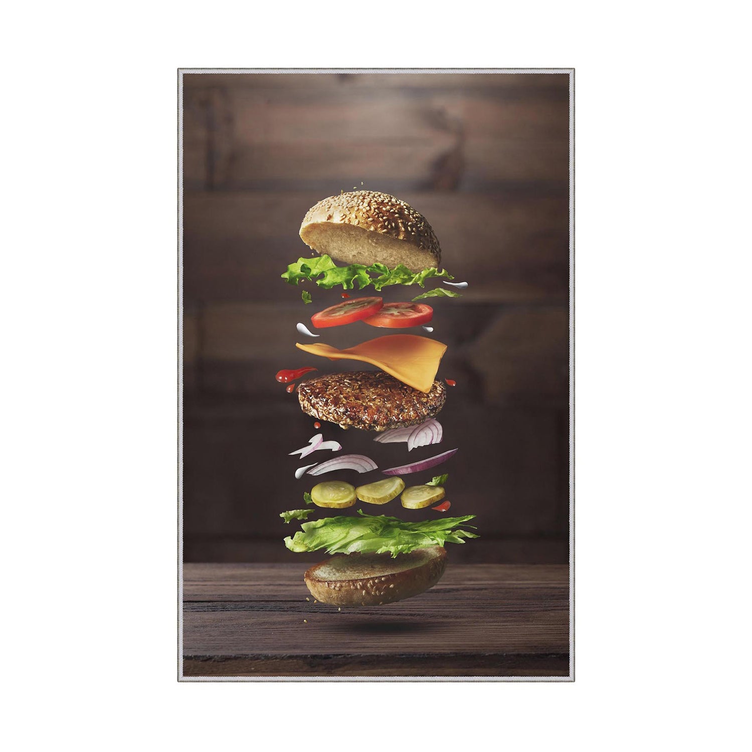 Alfombra Burger 80x150cm