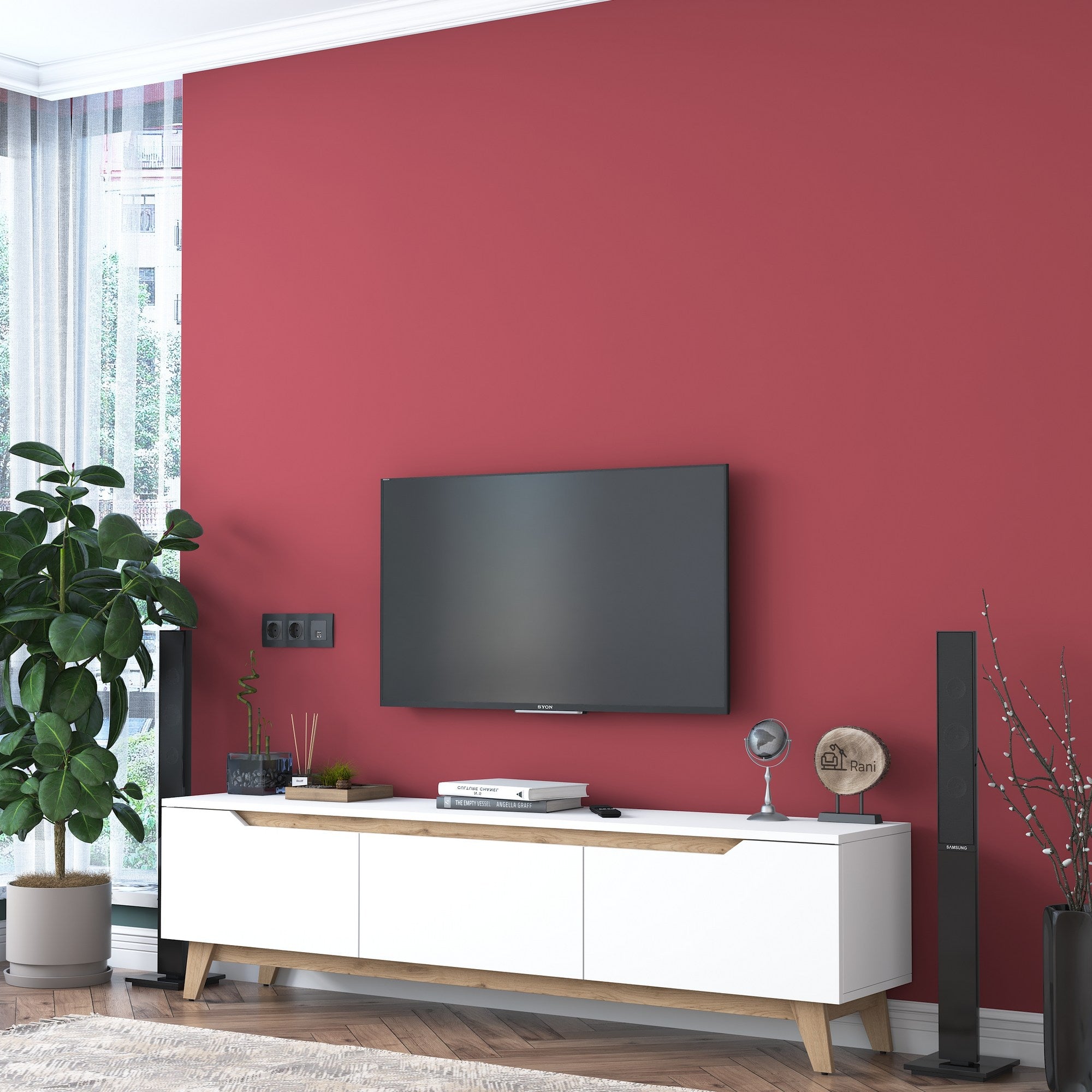 Mueble TV Kioni 180x35x49cm