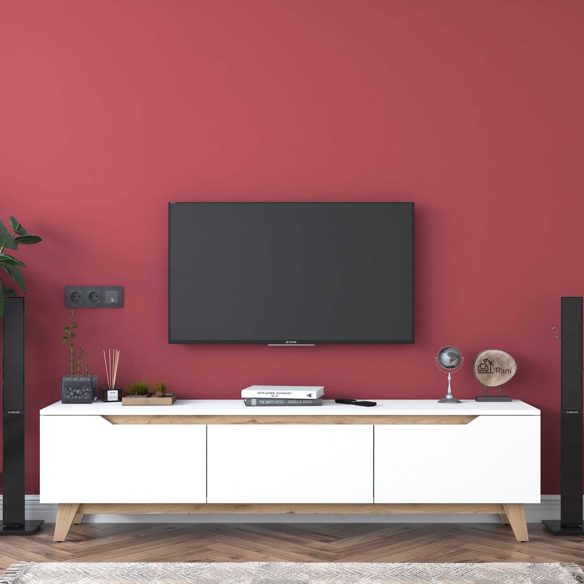 Mueble TV Kioni 180x35x49cm