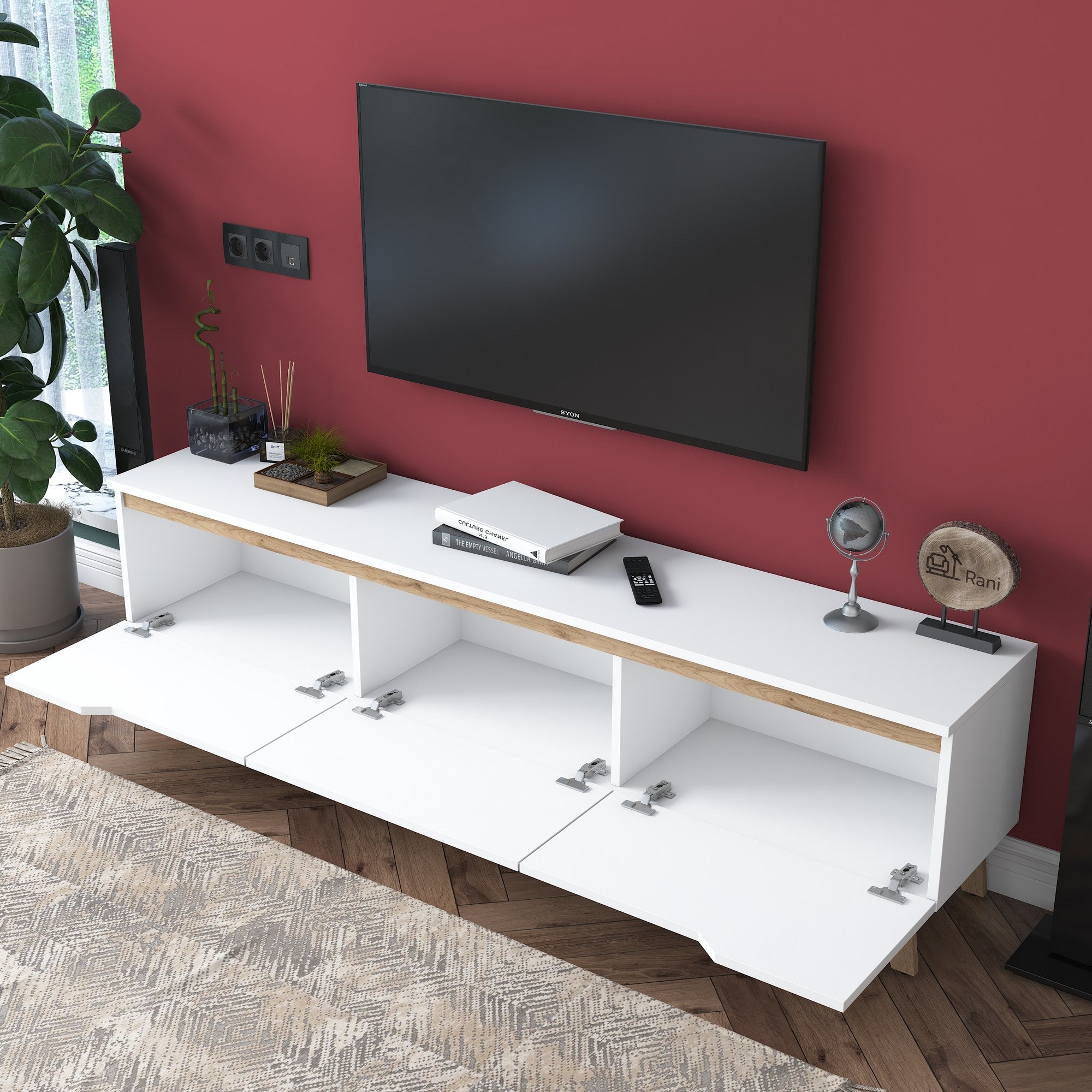 Mueble TV Kioni 180x35x49cm