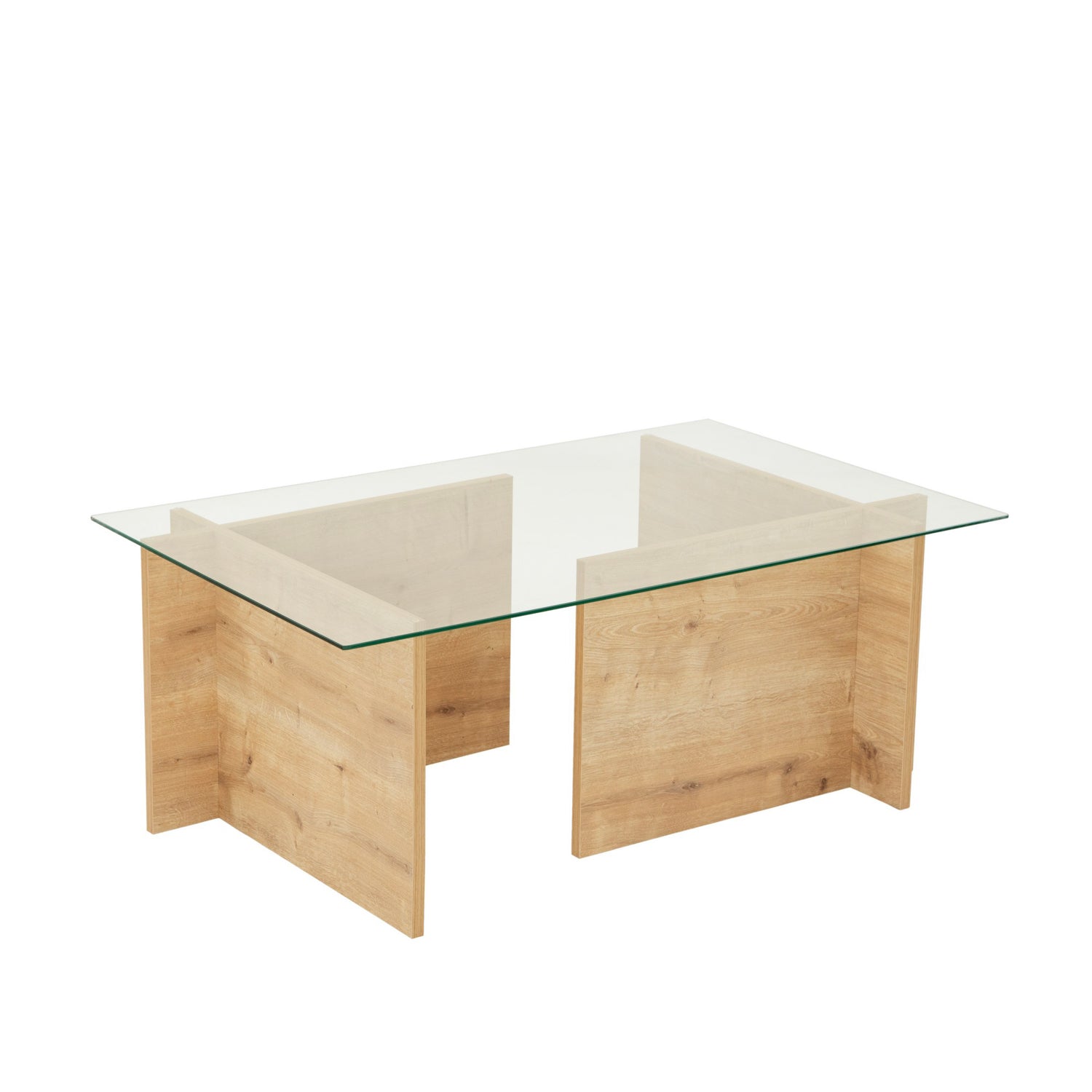 Mesa de centro Trinsky Roble 105x65x40cm