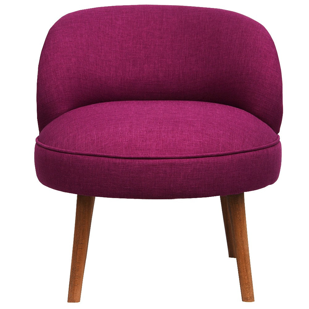 Sillón Simbel fucsia 60x67x66cm