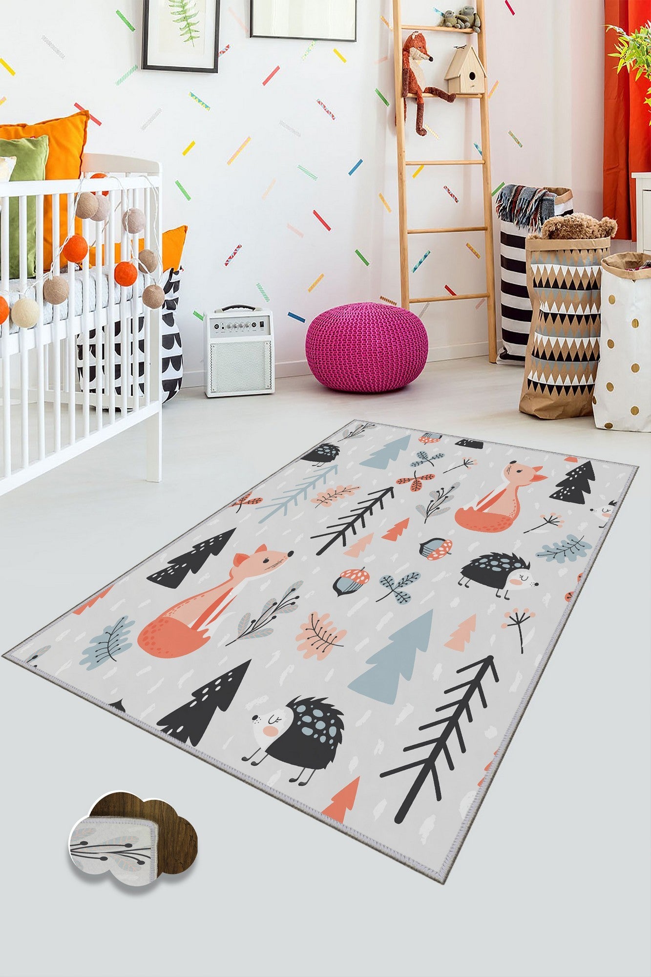 Alfombra infantil Forest 100x150cm