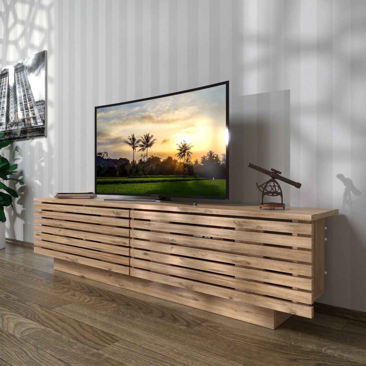 Mueble TV Palaiseau 144x25x40cm