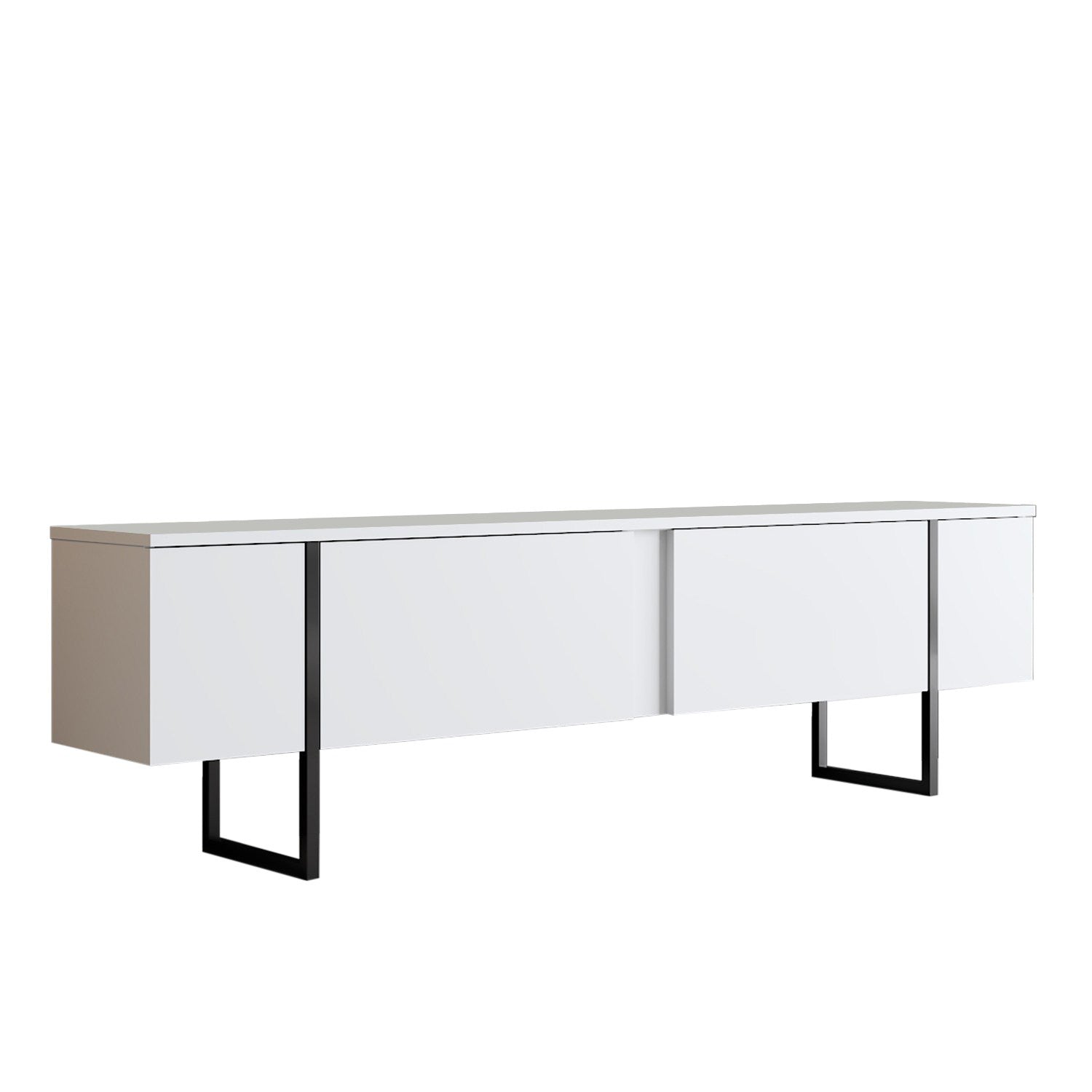 Mueble TV Brune blanco 180x30x50cm