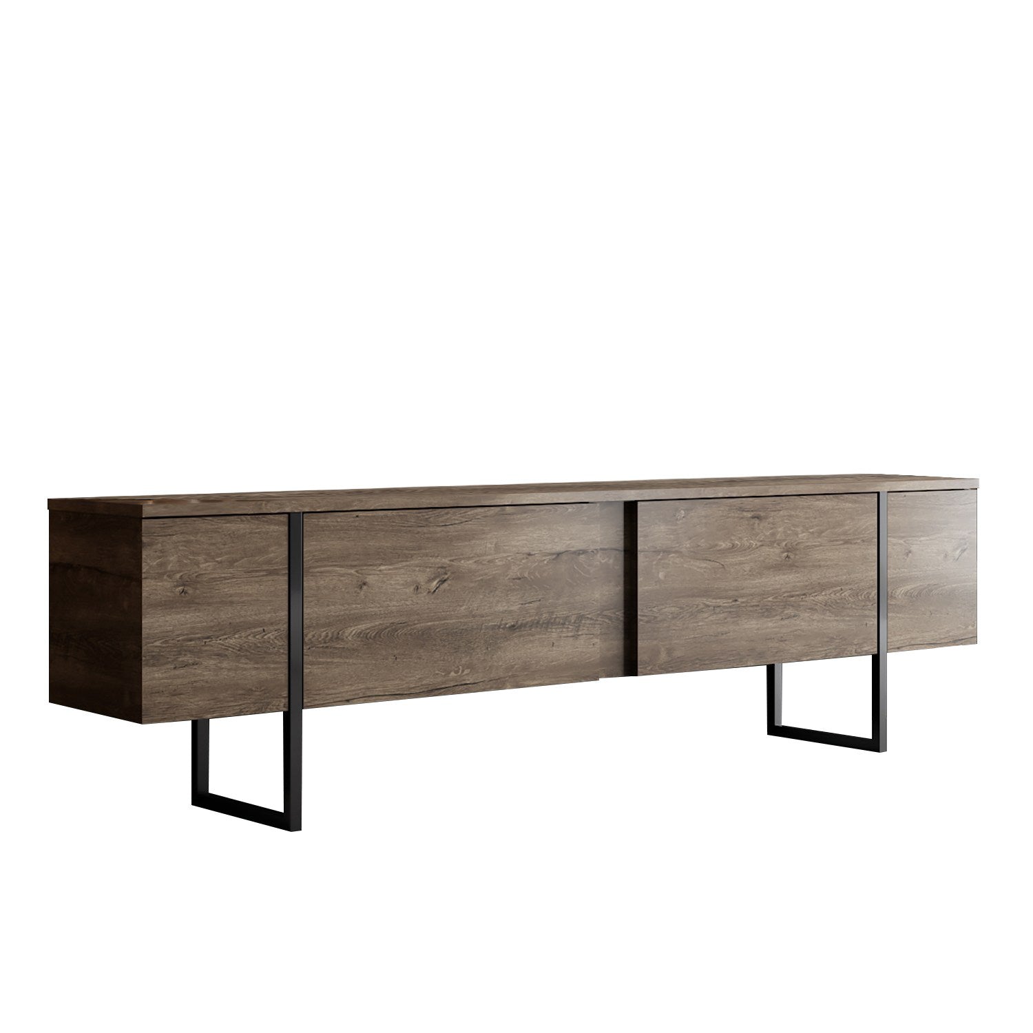 Mueble TV Brune nogal 180x30x50cm