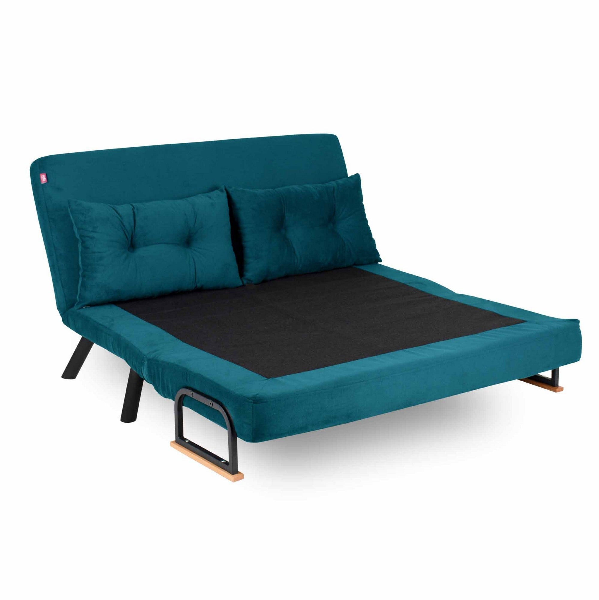 Sofá cama Royer Verde azulado 133x50x41cm