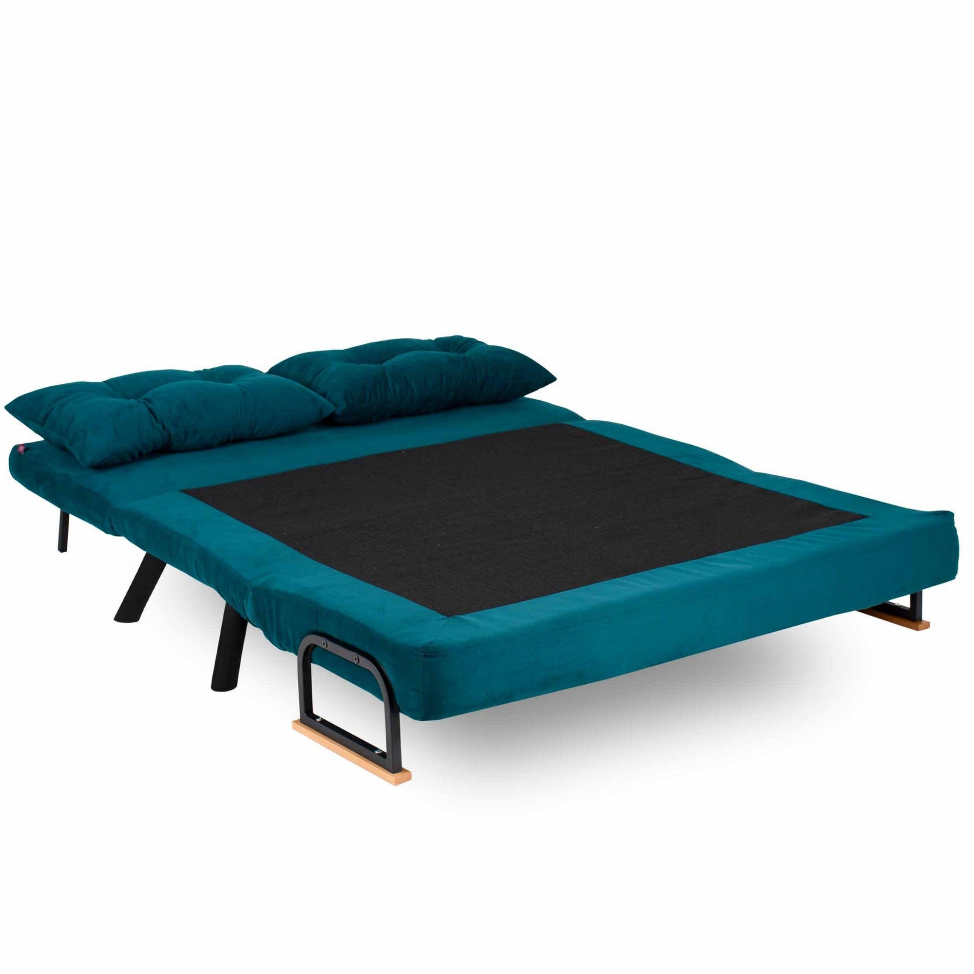 Sofá cama Royer Verde azulado 133x50x41cm