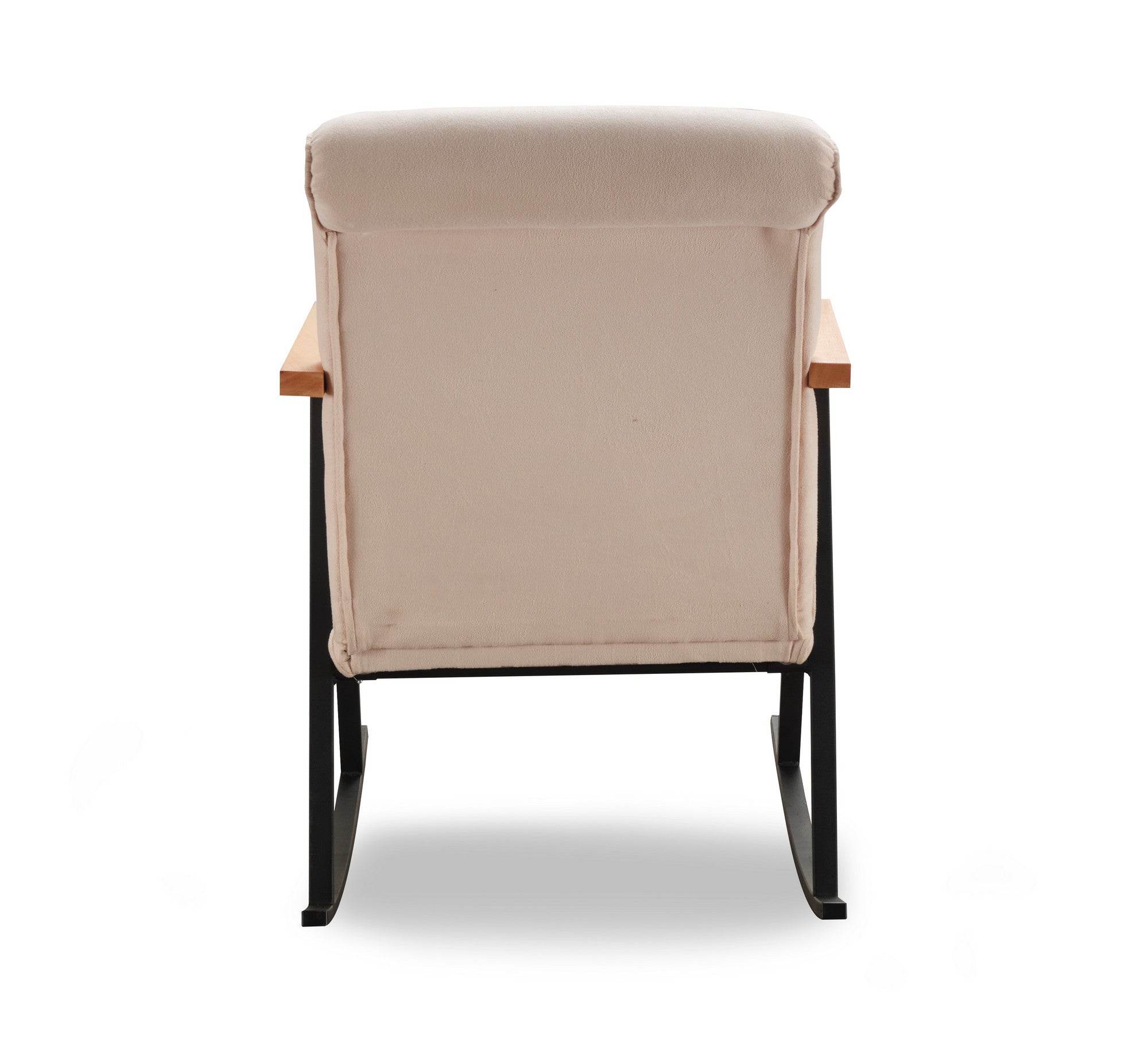 Sillón mecedora Aral beige 64x86x96cm