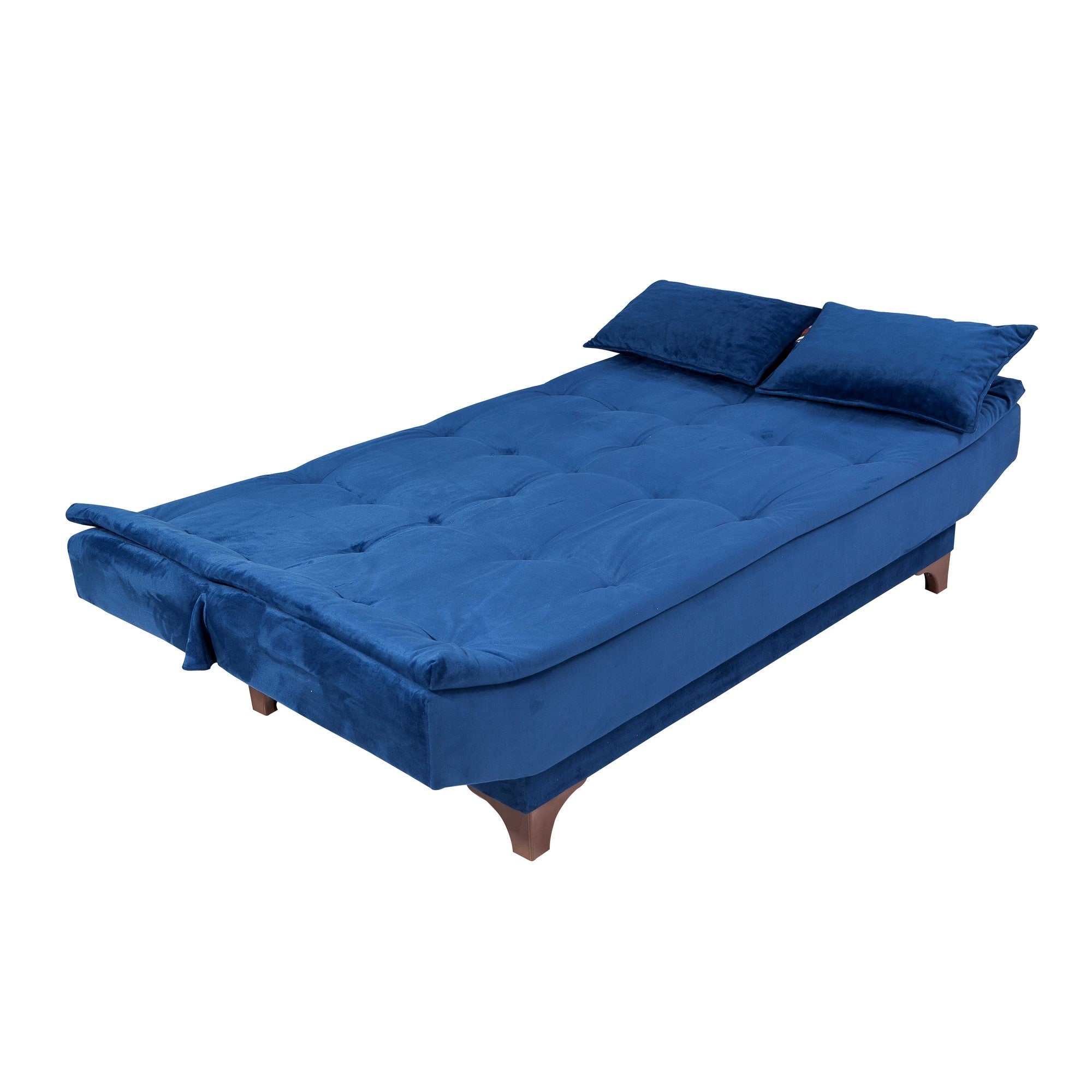 Sofá cama Din azul 190x85x85cm