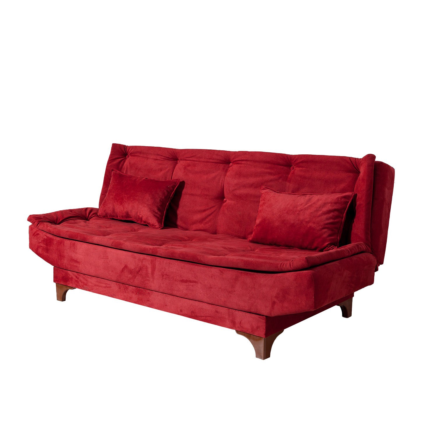 Sofá cama Adana rojo 190x85x90cm