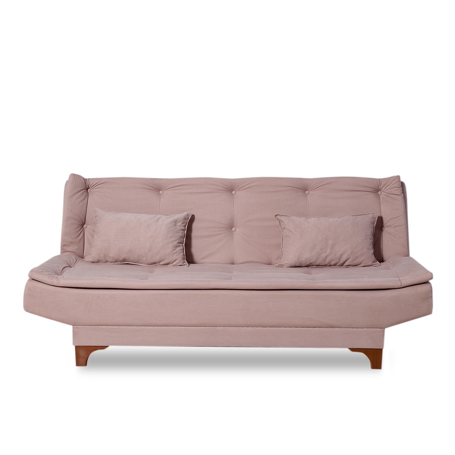 Sofá cama Din rosa 190x85x85cm