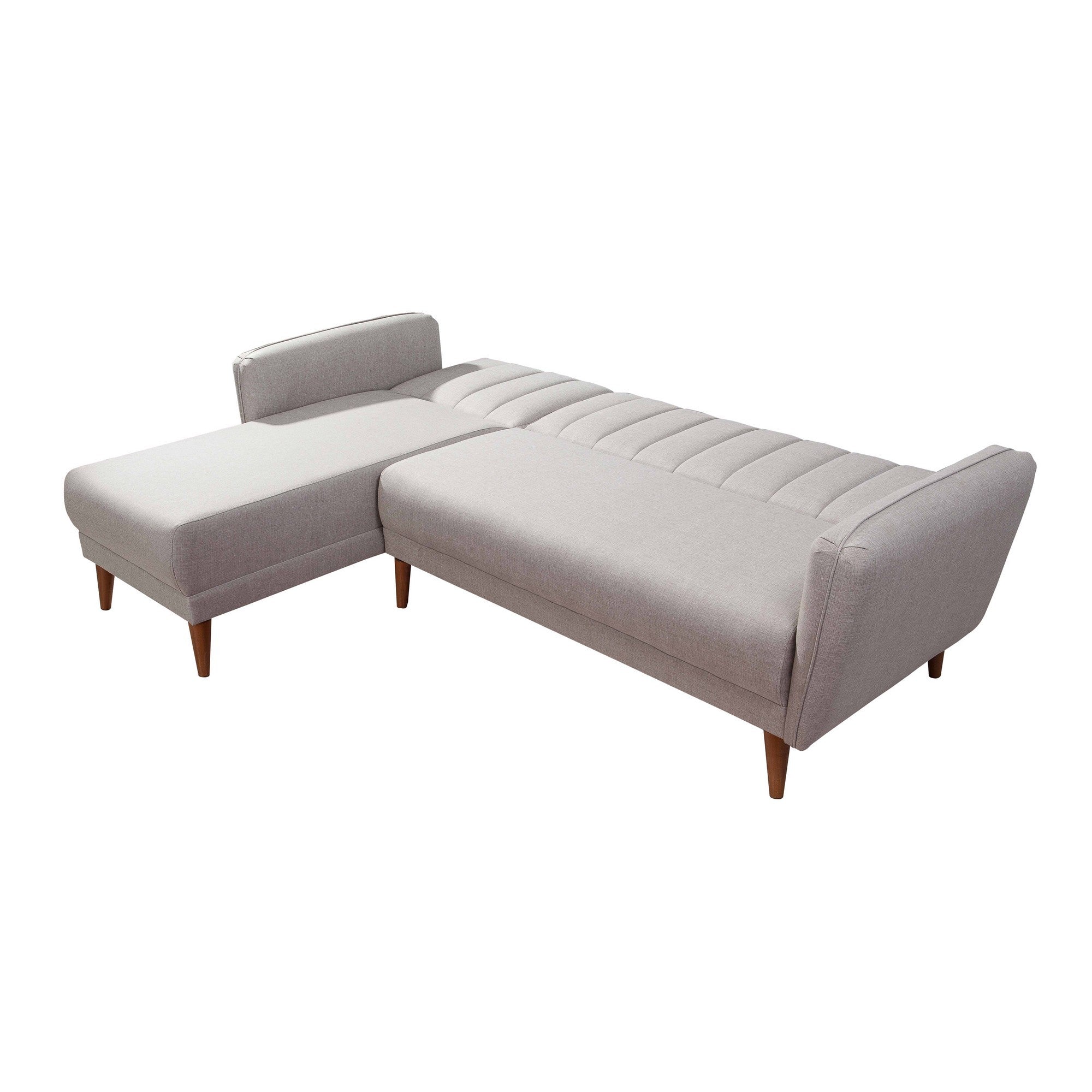 Sofá cama con chaiselongue Taif crudo 225x150x85cm